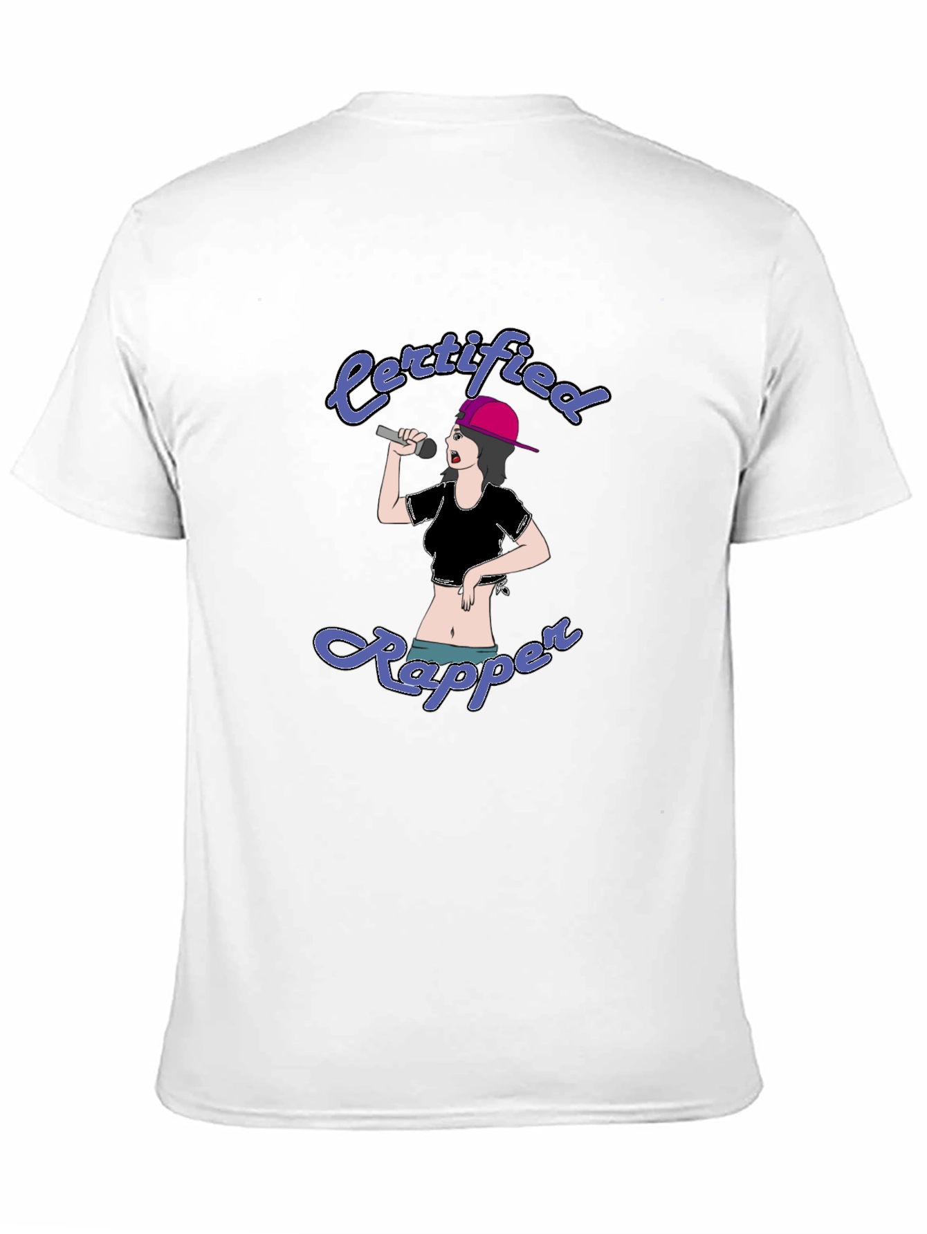 Black Certified Rapper Graphic Tee view 11