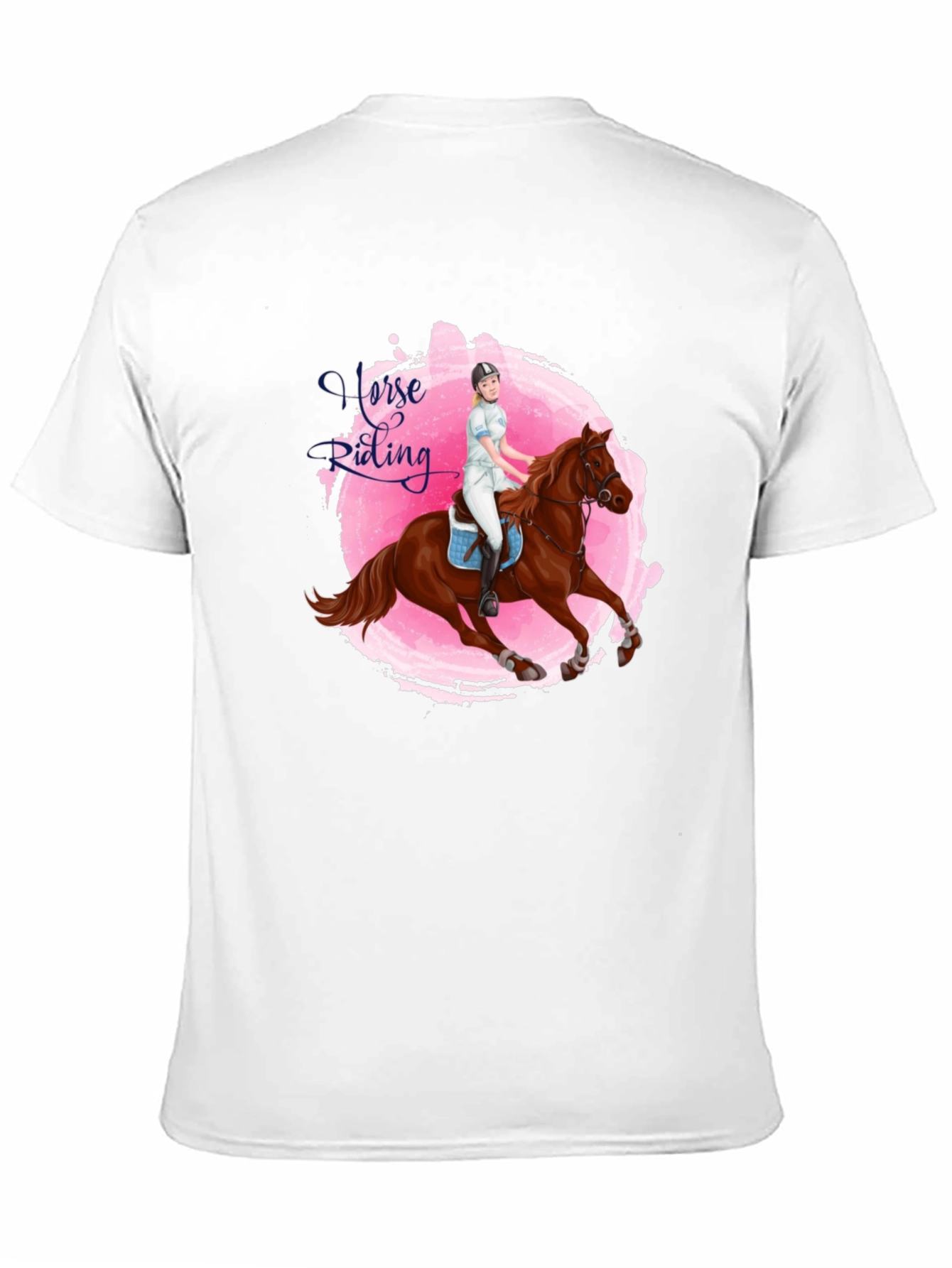 Black Horse Riding Graphic Tee - Equestrian Style view 11