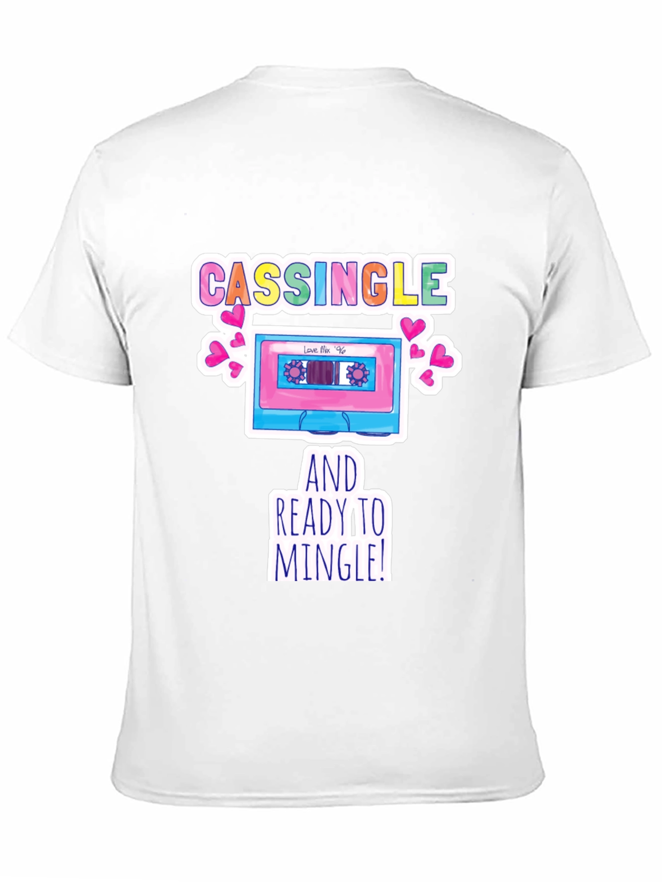 Black Cassingle and Ready to Mingle T-Shirt view 11