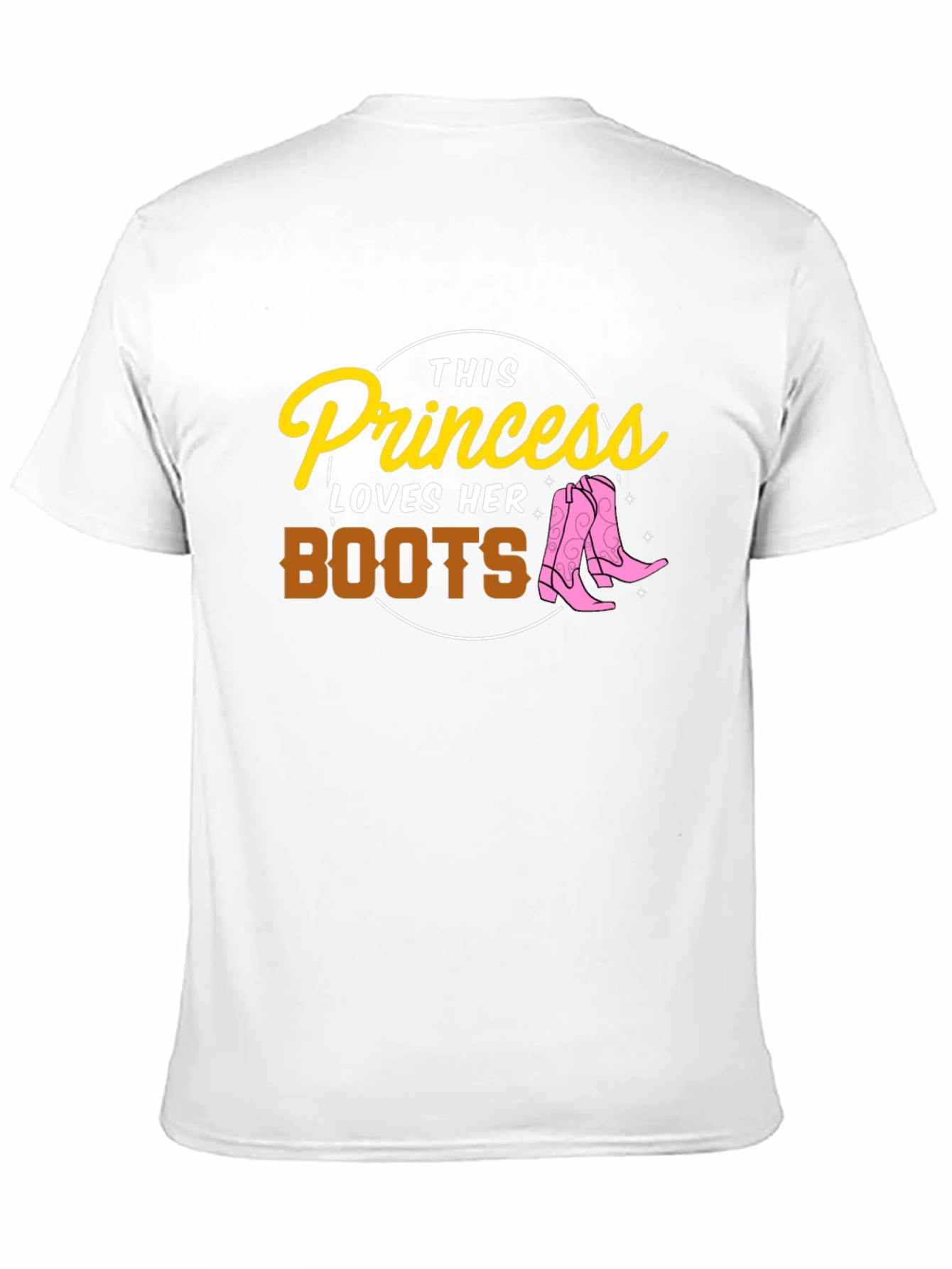 Black Cowgirl Princess T-Shirt - Loves Her Boots Tee view 11