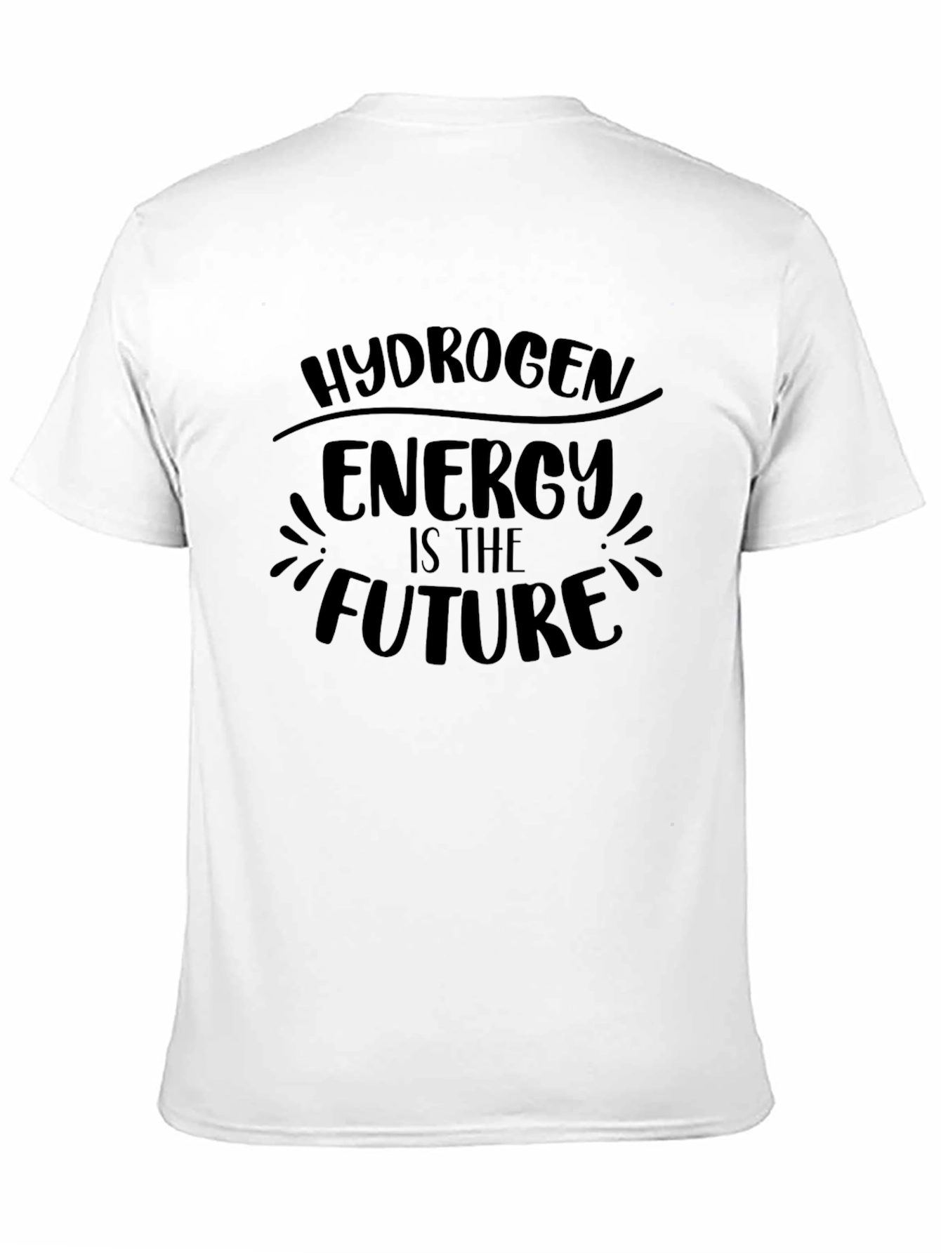 Black Hydrogen Energy is the Future Black T-Shirt view 11