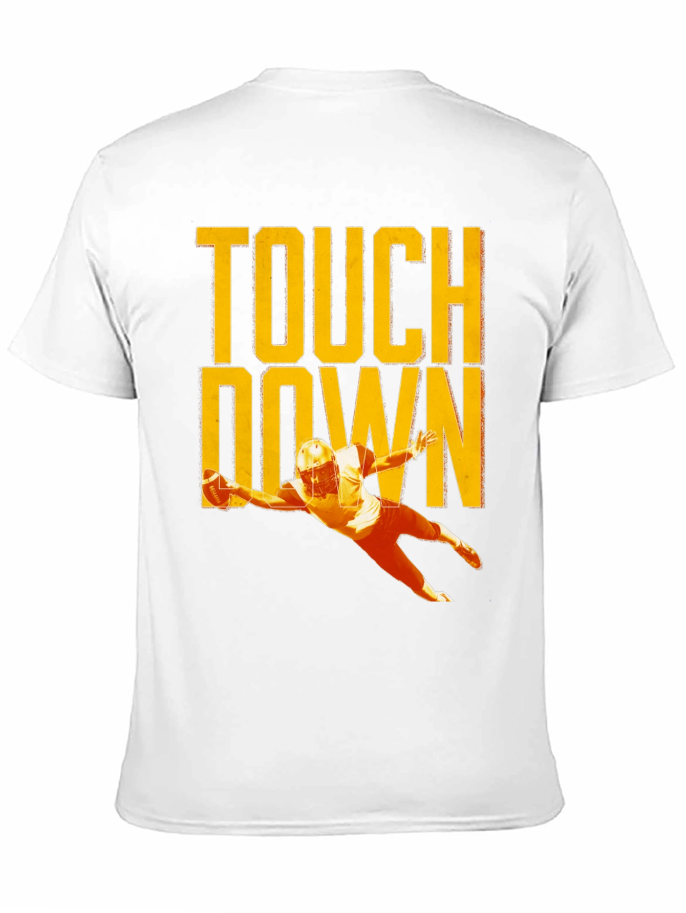 Black Touchdown Football T-Shirt, Black view 11