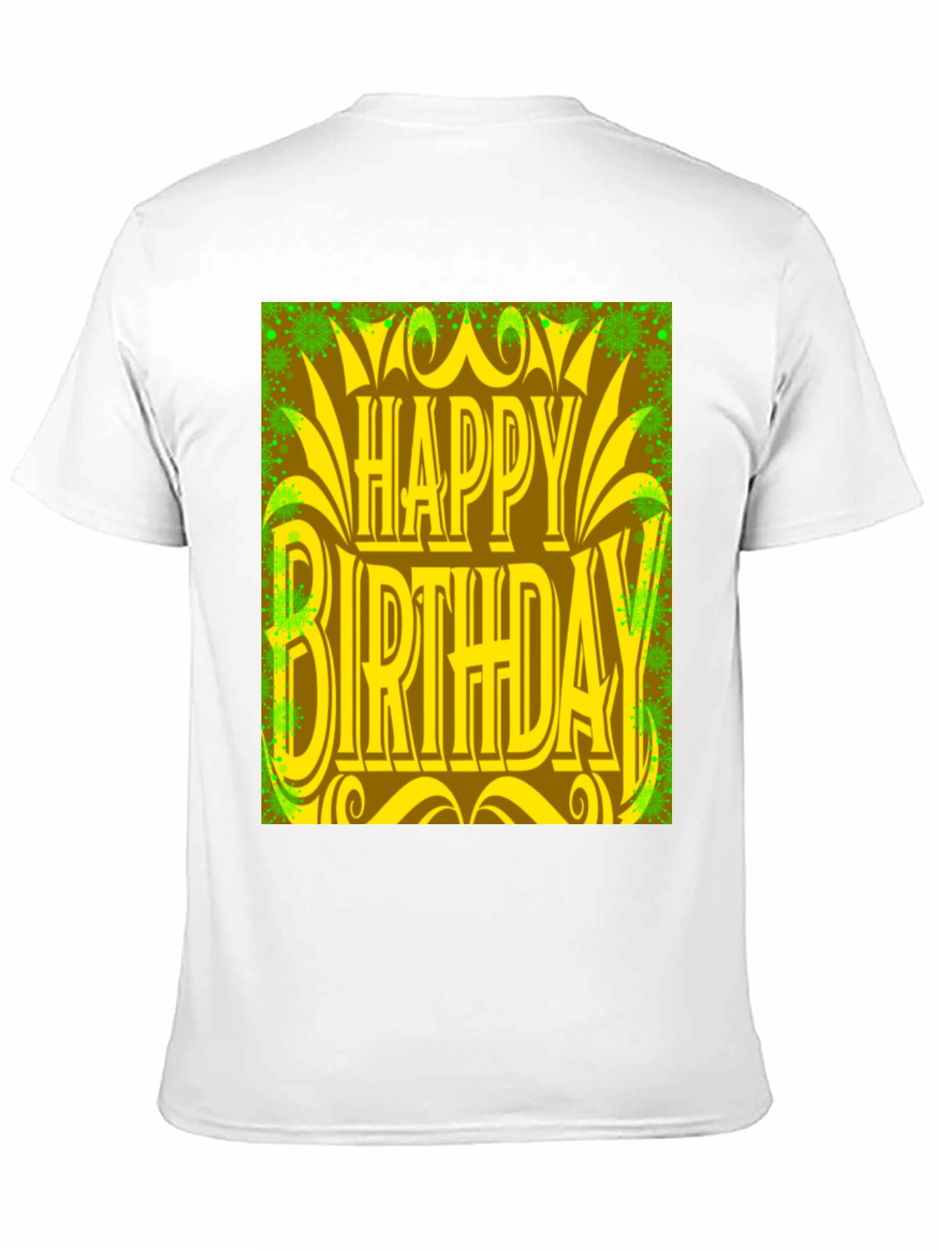 Black Happy Birthday Graphic Tee - Black view 11