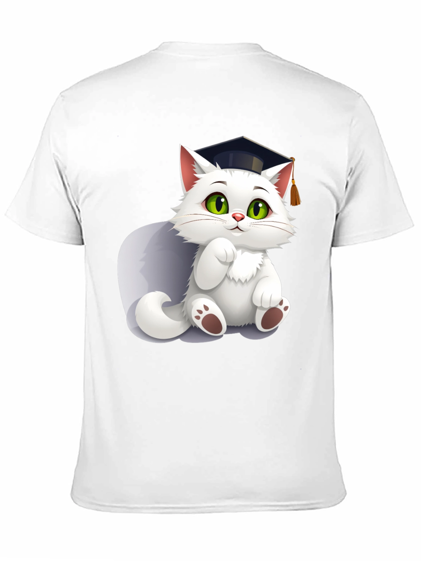 Black Cat Graduate T-Shirt view 11