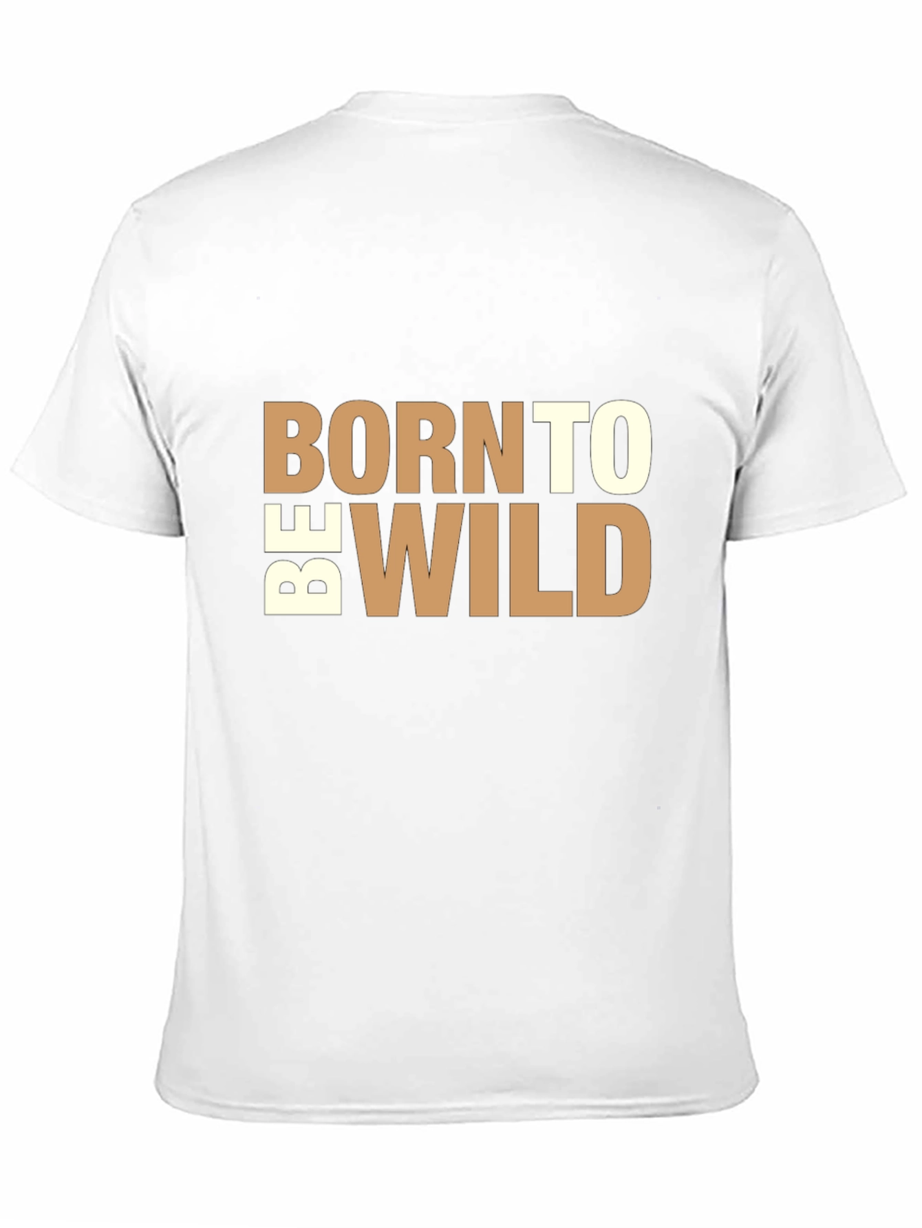 Black Born to be Wild Graphic Tee - Black Casual T-Shirt view 11