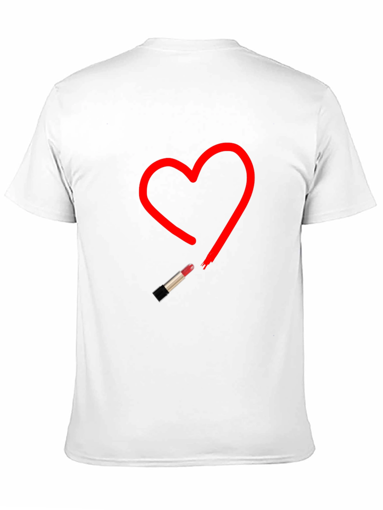 Black Heart Lipstick T-Shirt - Stylish Graphic Tee view 11
