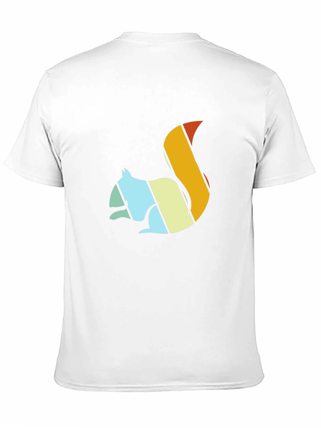 Black Retro Squirrel Graphic Tee - Unisex Black T-Shirt view 11