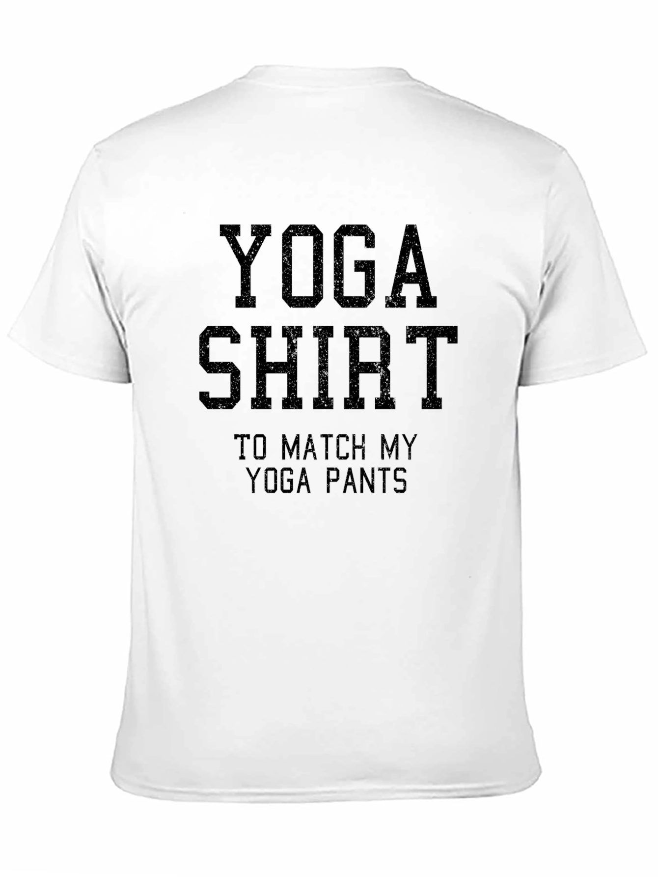 Black Yoga Shirt - Funny Workout Tee for Women and Men view 11