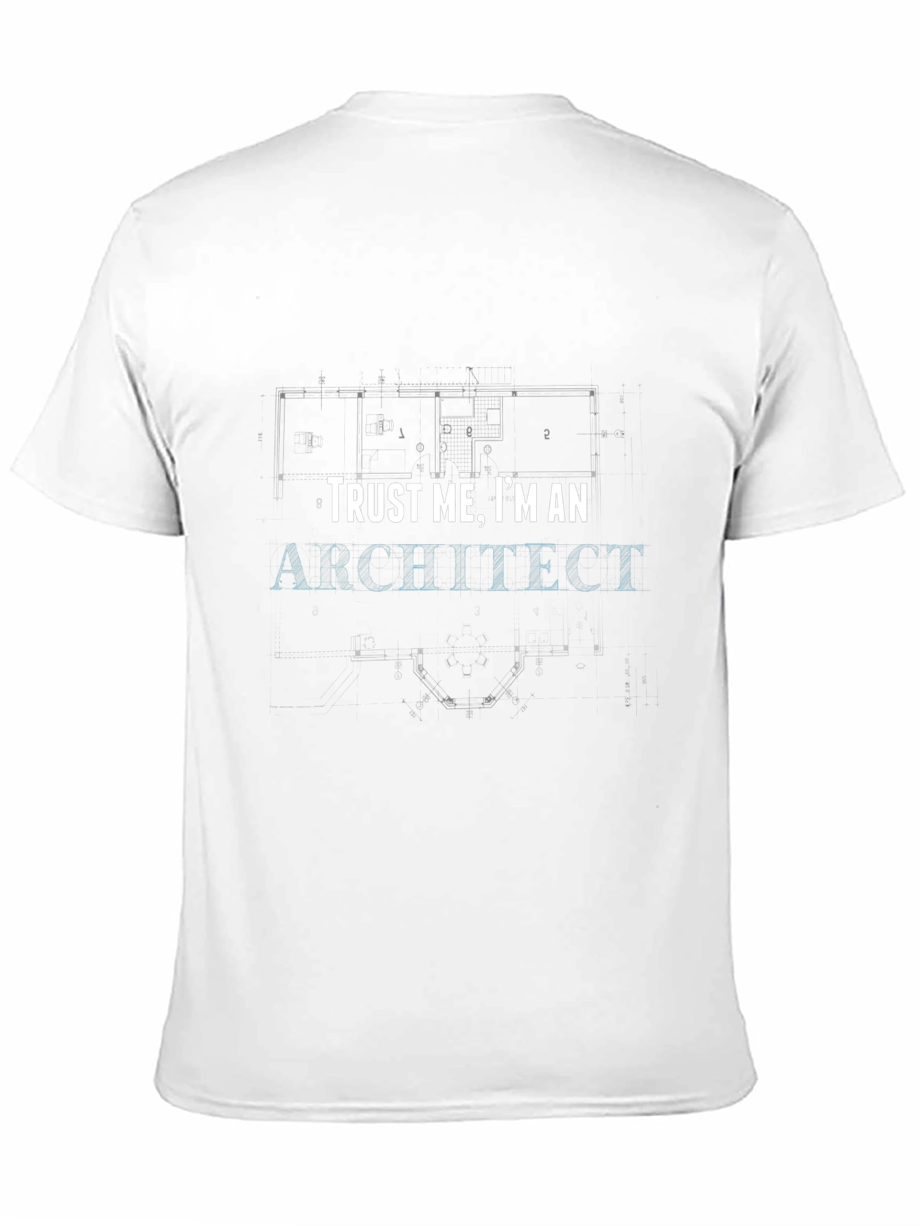 Black Trust Me I'm an Architect T-Shirt - Funny Architect Tee view 11