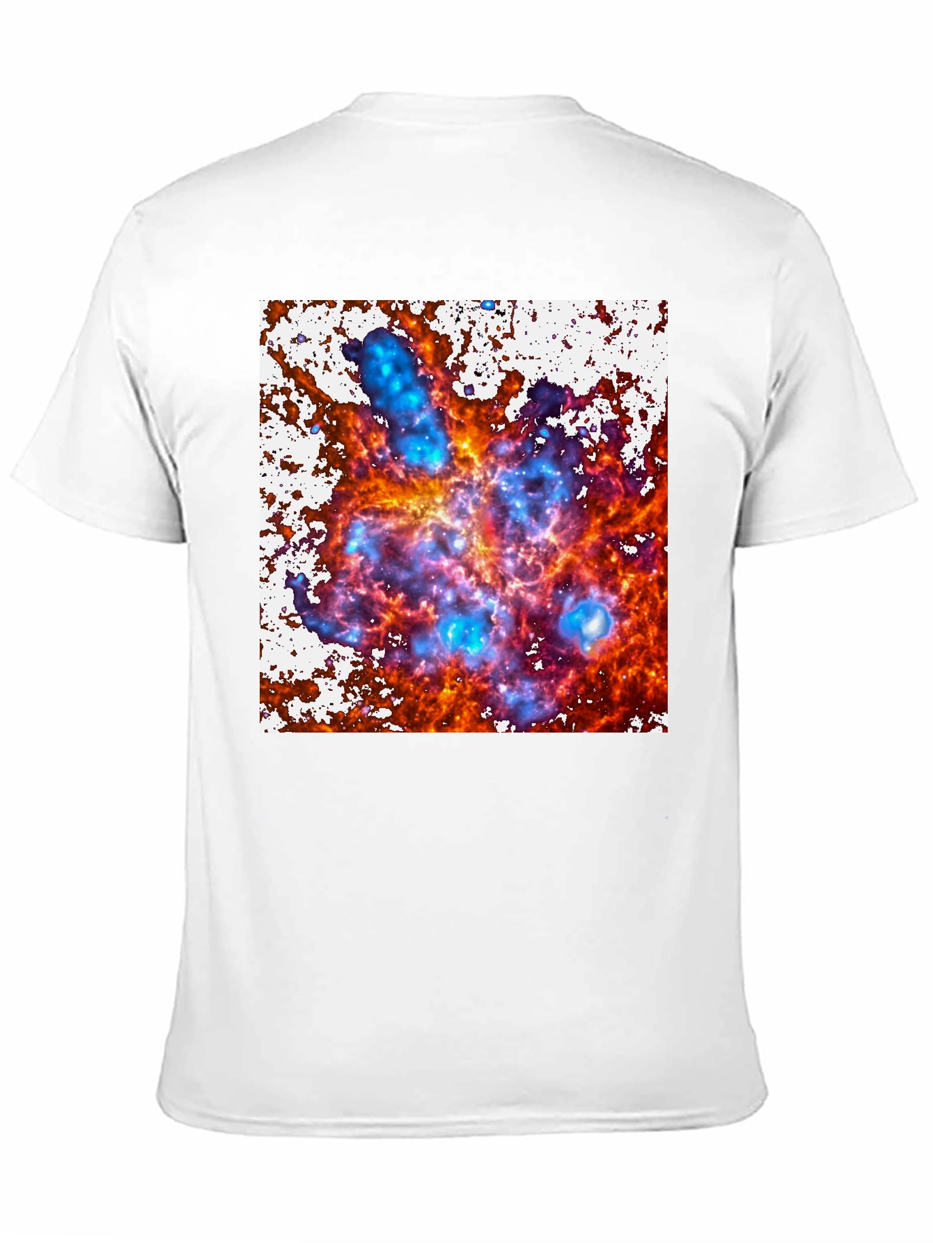 Black Nebula Print T-Shirt view 11