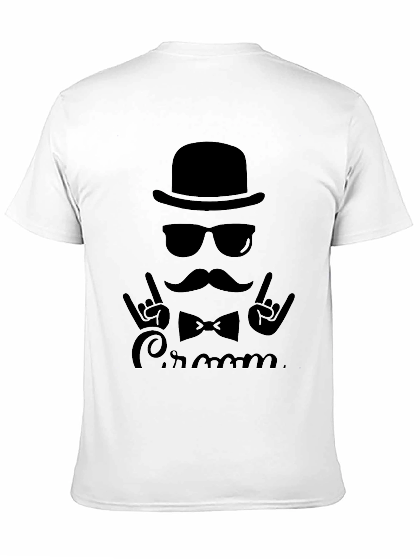Black Cool Groom T-Shirt: Stylish Design, Perfect for Bachelor Parties! view 11