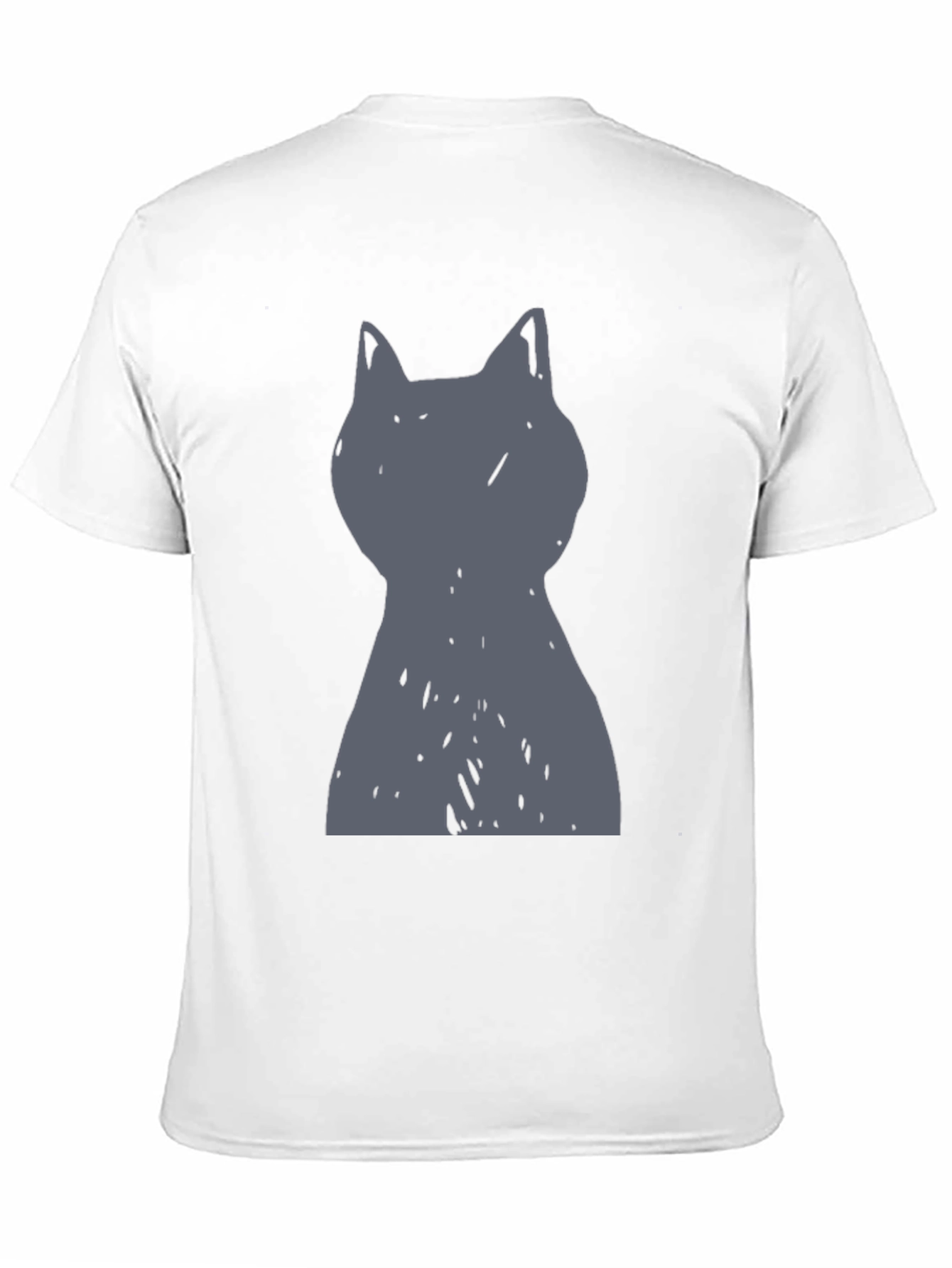 Black Cool Cat Graphic Tee - Men's Black T-Shirt view 11