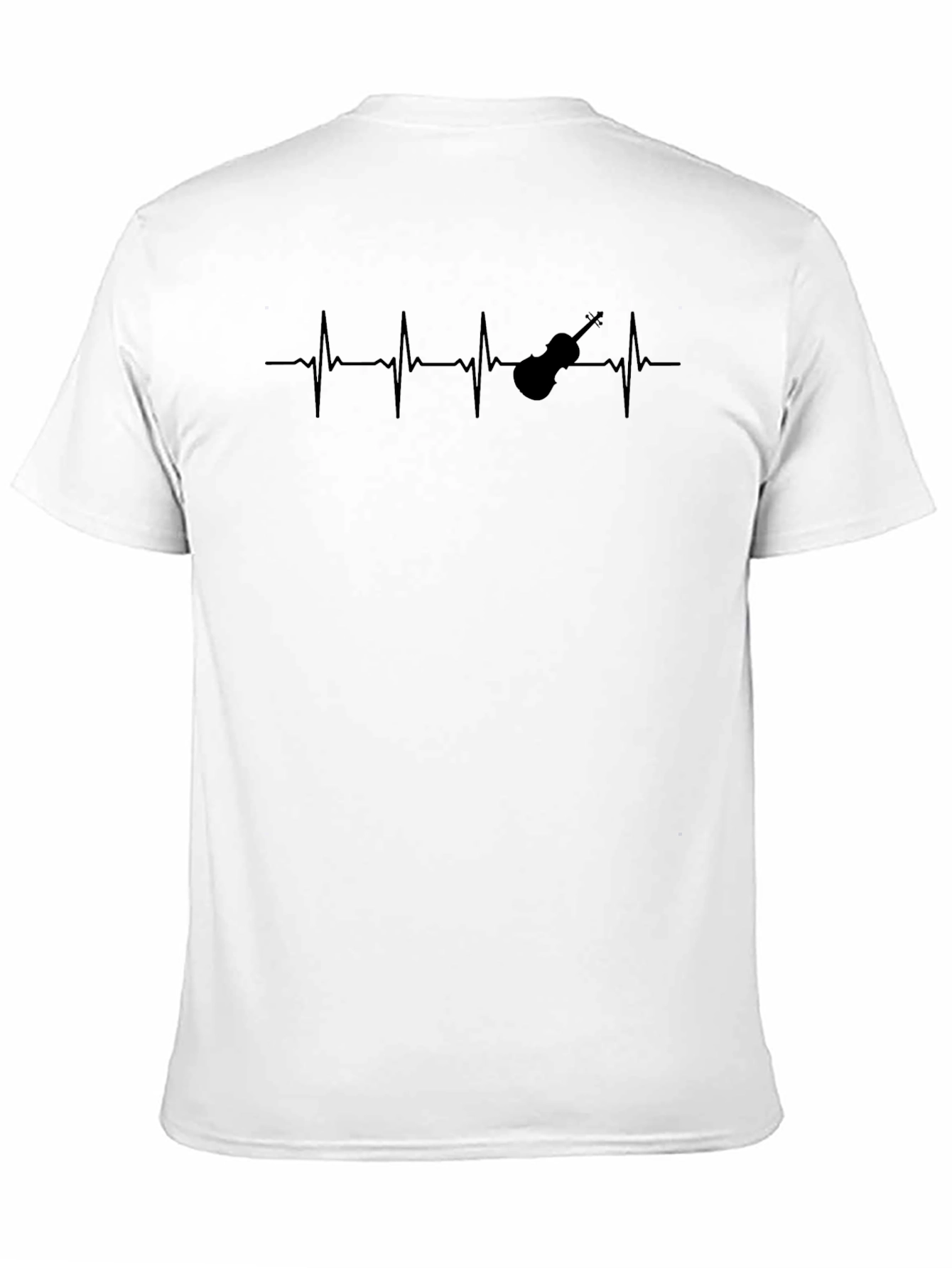 Black Violin Heartbeat T-Shirt - Music Lover Tee view 11