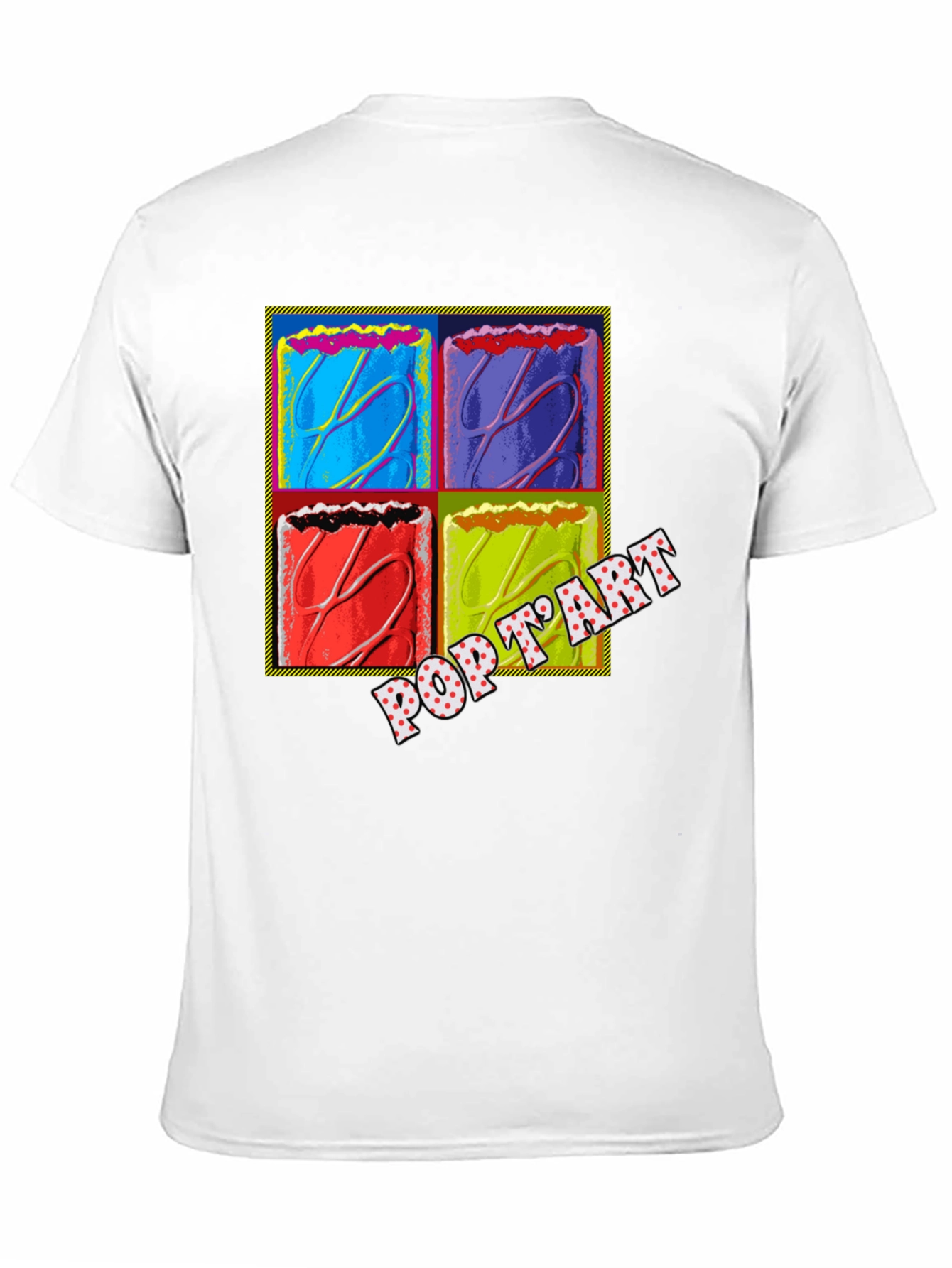 Black Pop Art Pop-Tart T-Shirt view 11