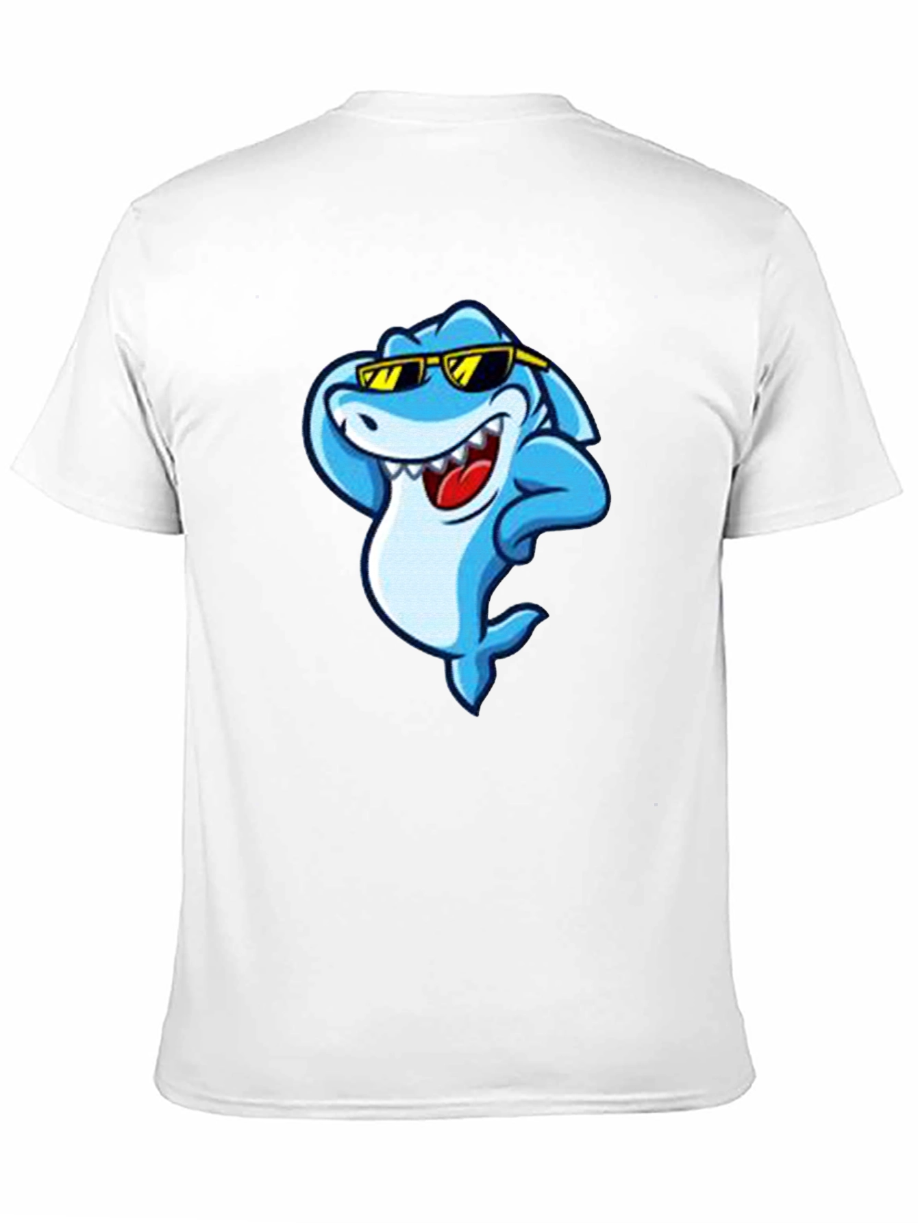Cool Shark Graphic Tee - Black Cotton T-Shirt - 11