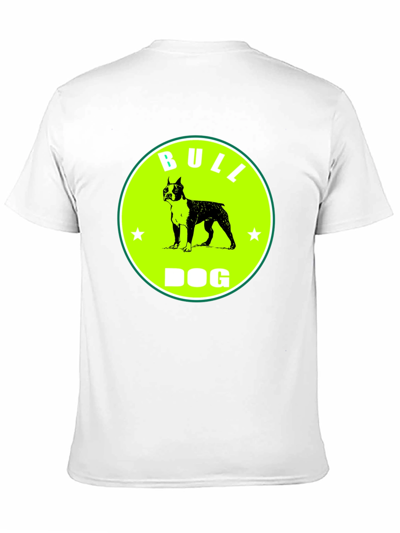 Black Bull Dog Graphic Tee - Novelty T-Shirt view 11