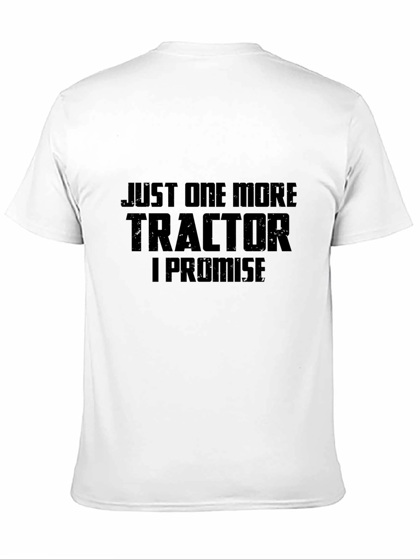 Black Just One More Tractor T-Shirt - Black view 11