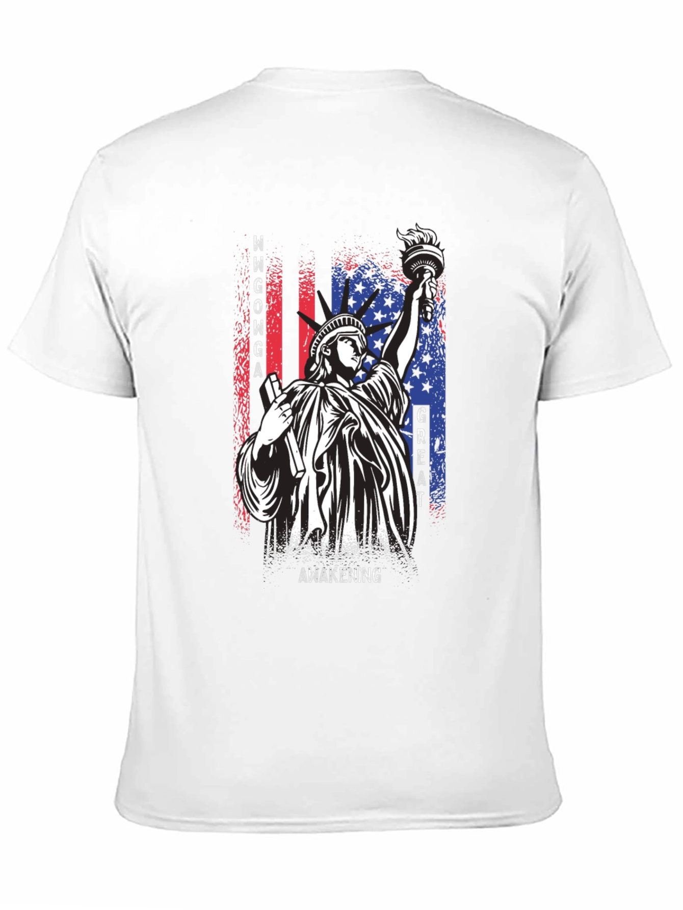 Black MAGA Statue of Liberty Graphic Tee view 11