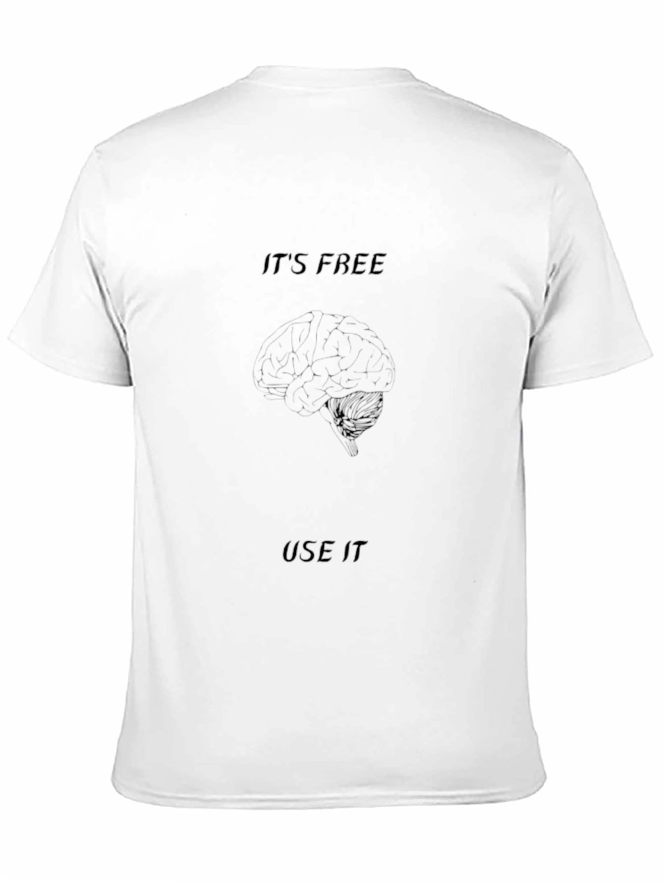 Black It's Free Use It Black T-Shirt view 11