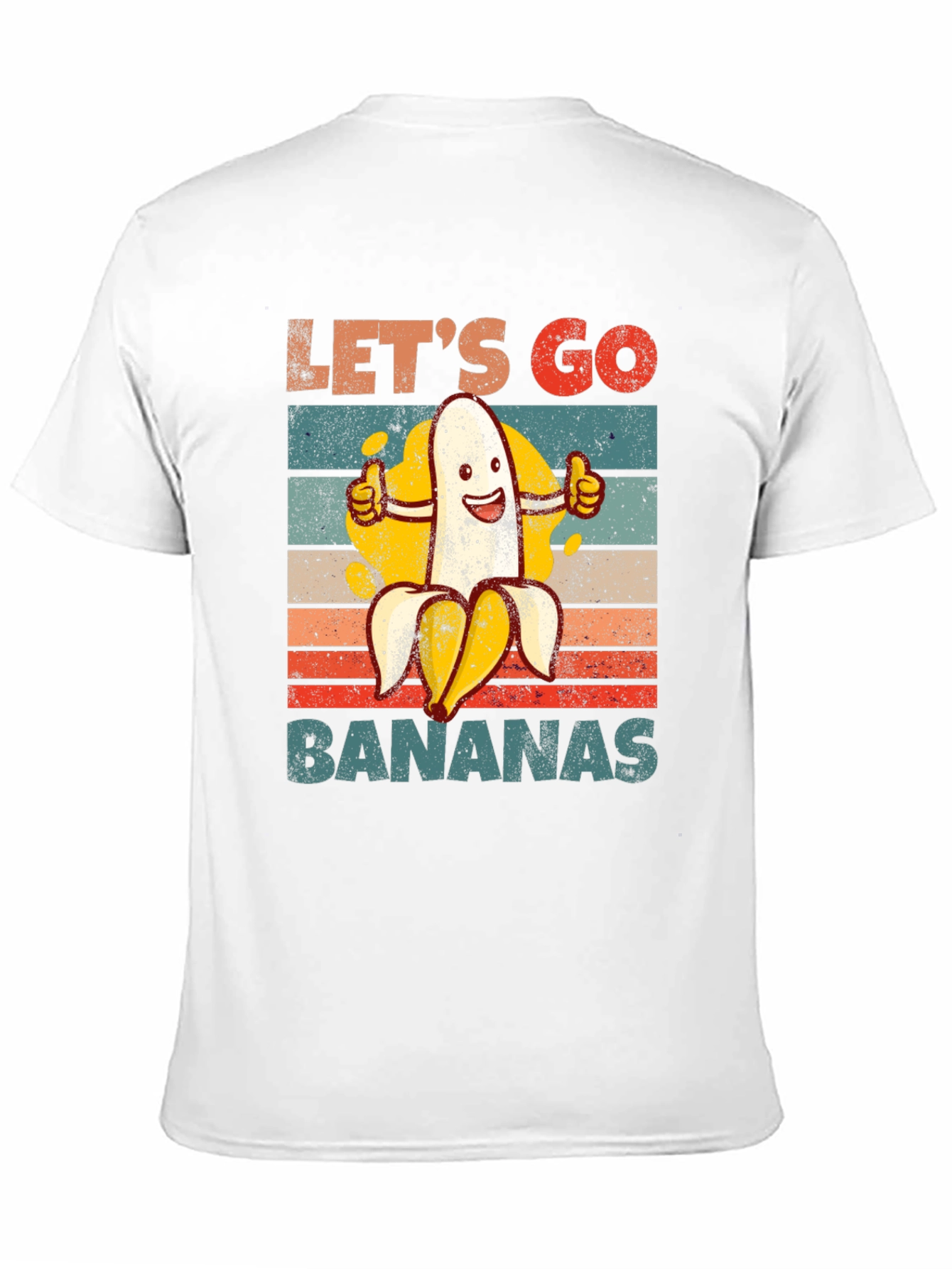Black Let's Go Bananas Graphic T-Shirt view 11