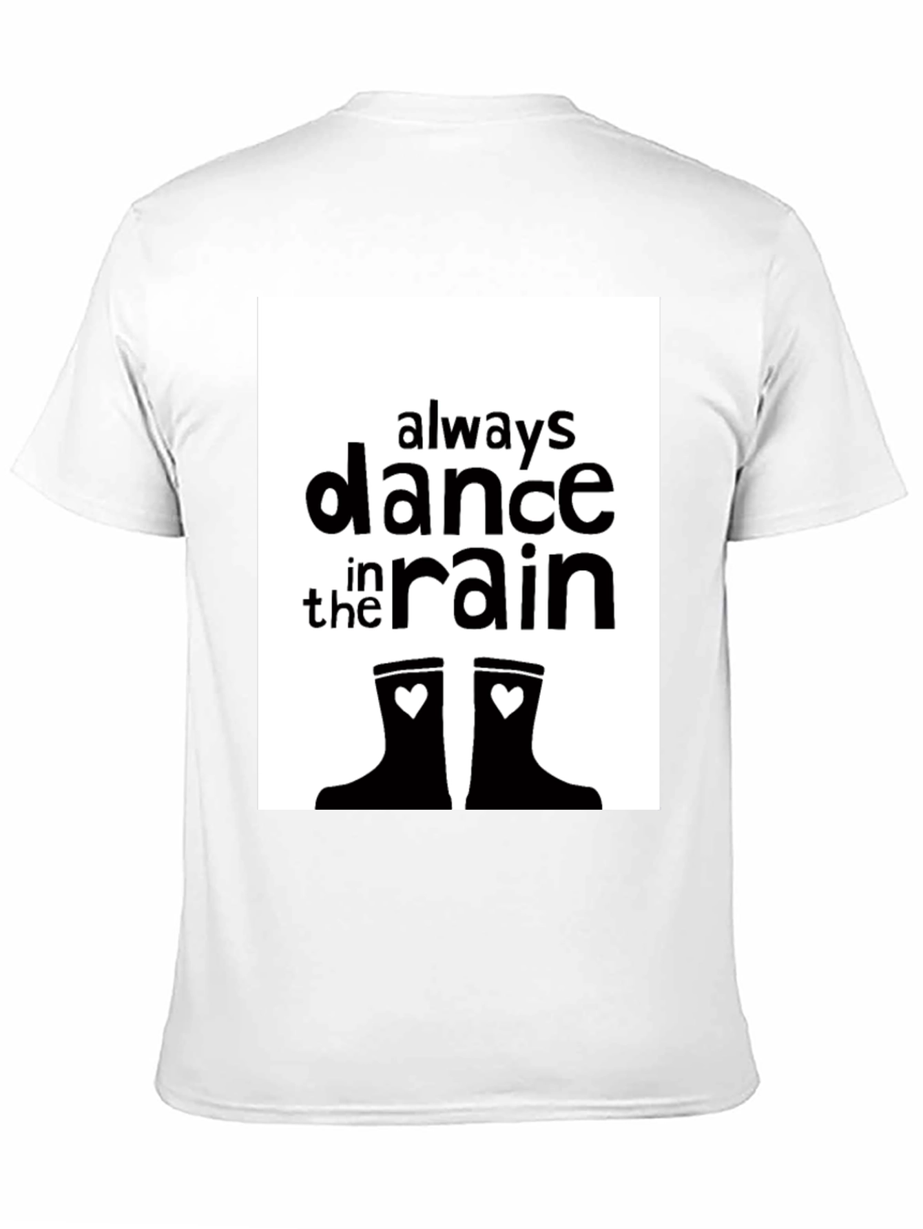 Black Dance in the Rain Graphic Tee view 11