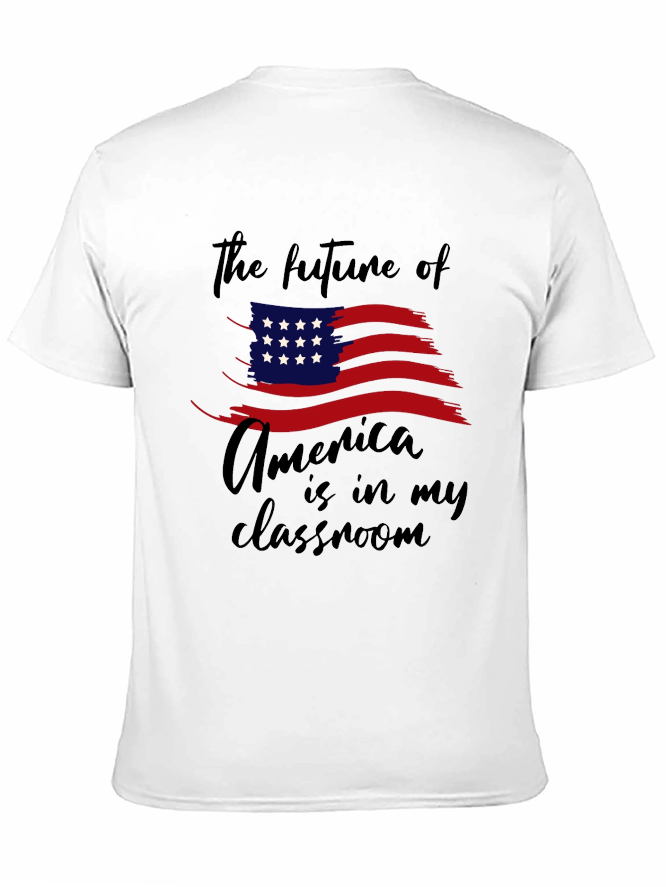 Black The Future of America T-Shirt view 11