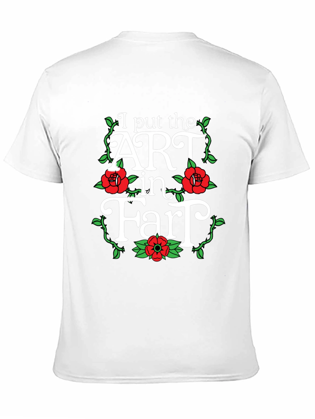 Black I Put the ART in Fart T-Shirt view 11