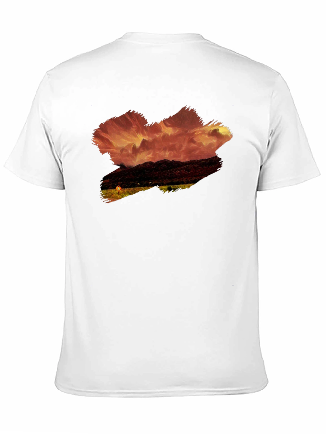 Black Sunset Horizon Graphic Tee - Black view 11