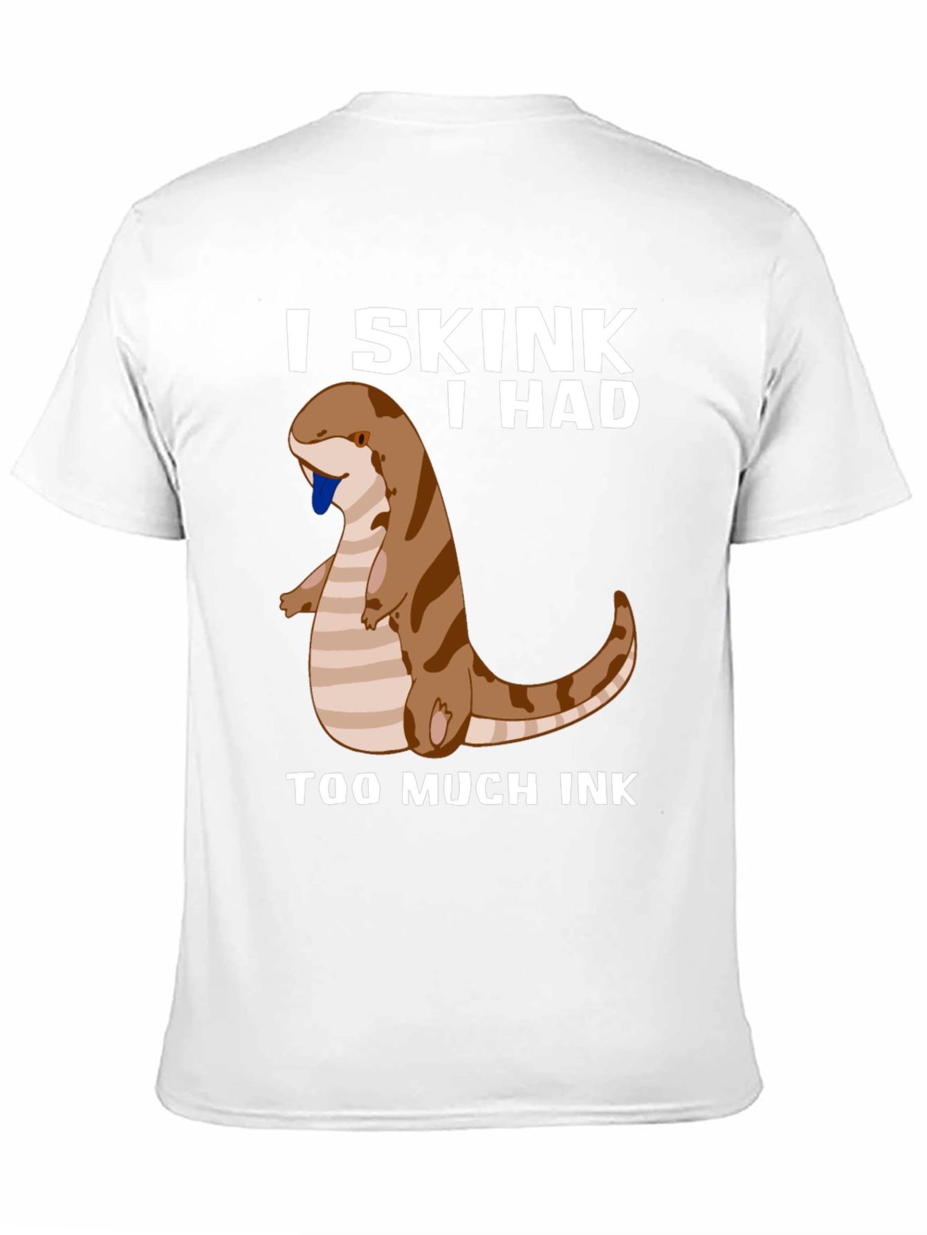 Black Skink Too Much Ink T-Shirt view 11