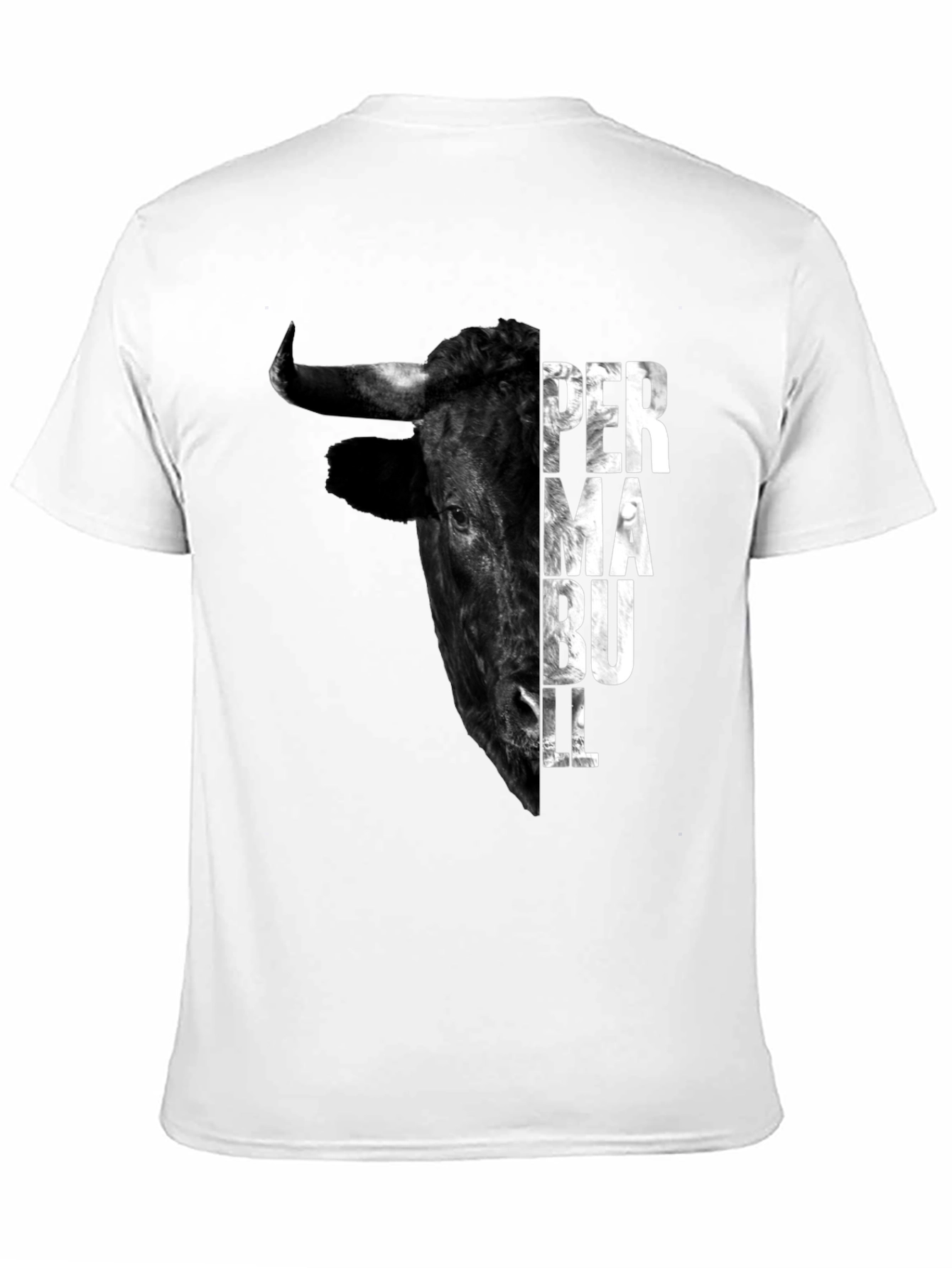 Black Perma Bull Black Graphic T-Shirt view 11