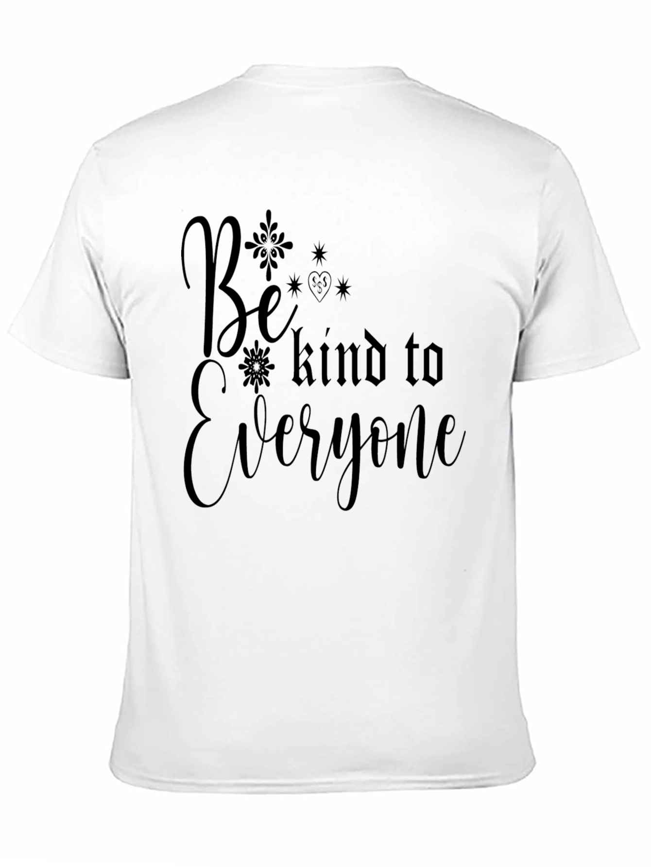 Black Be Kind to Everyone Black Graphic Tee view 11