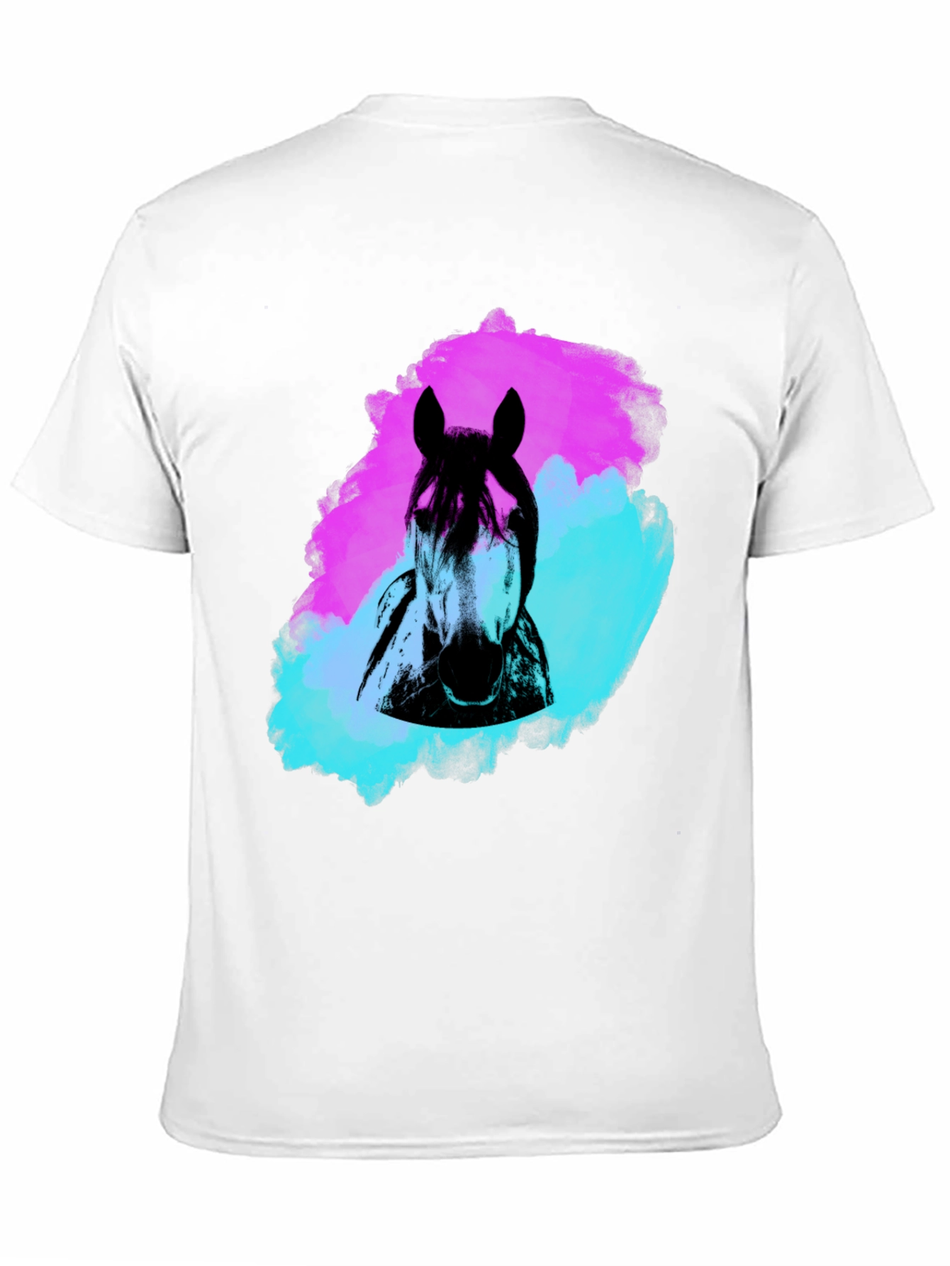 Black Horse Graphic Tee - Artistic Style view 11