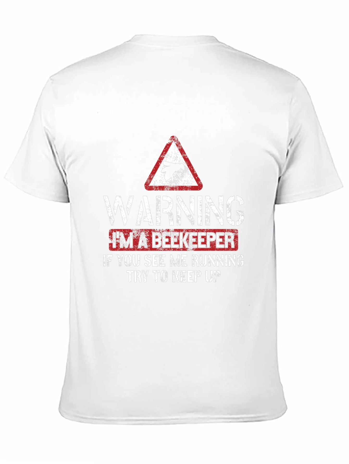 Black Warning Beekeeper T-Shirt view 11