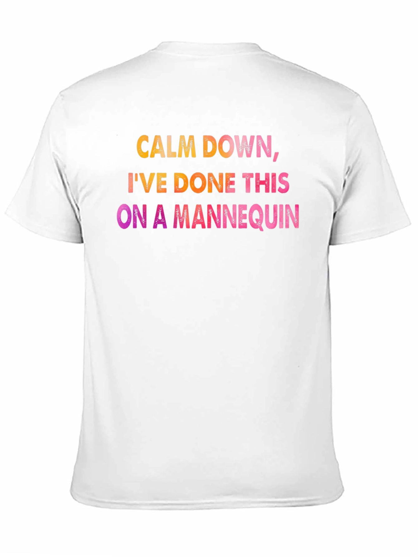 Black Calm Down Mannequin Tee view 11