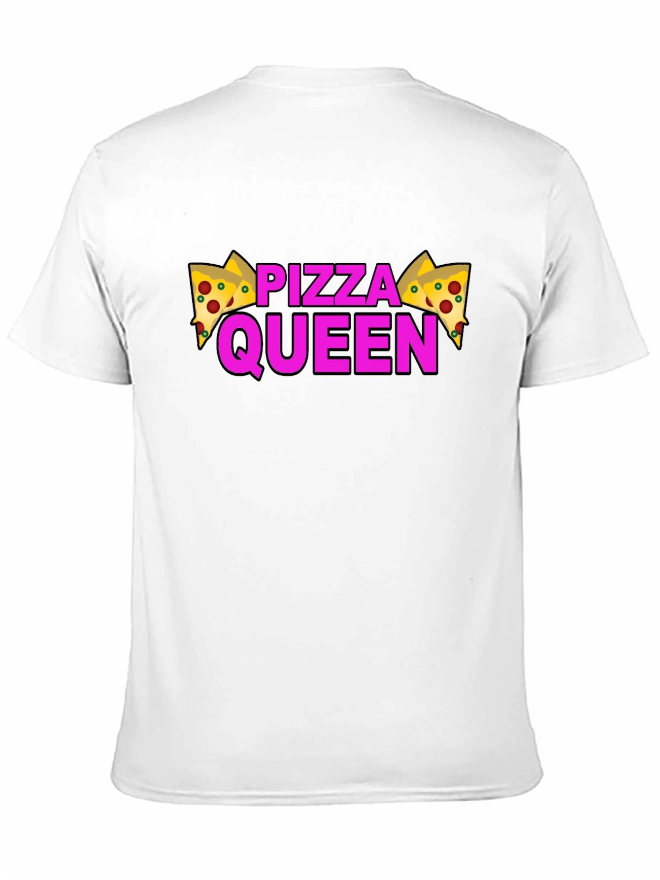 Black Pizza Queen Graphic T-Shirt - Black view 11