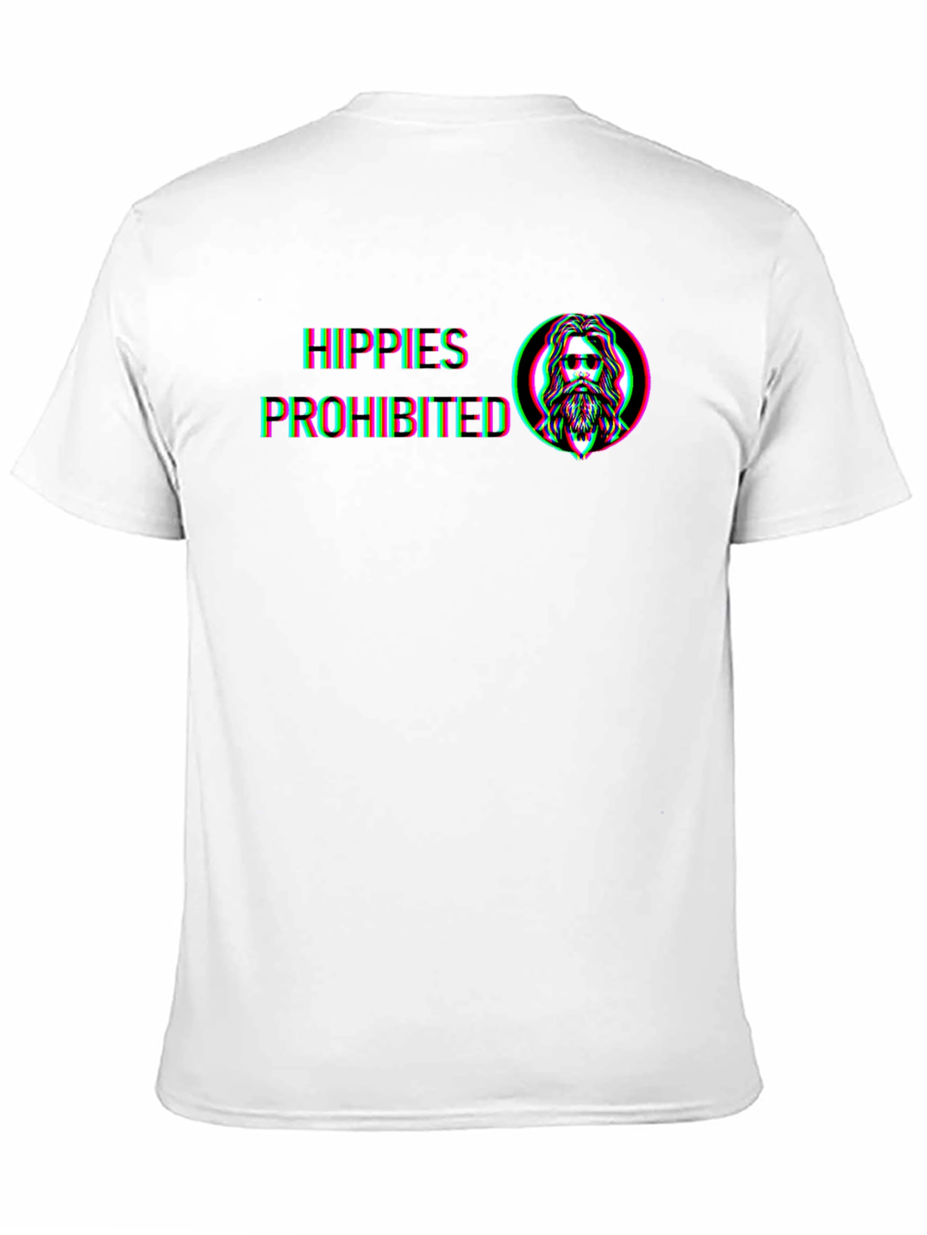 Black Hippie's Prohibited Graphic Tee - Black T-Shirt view 11