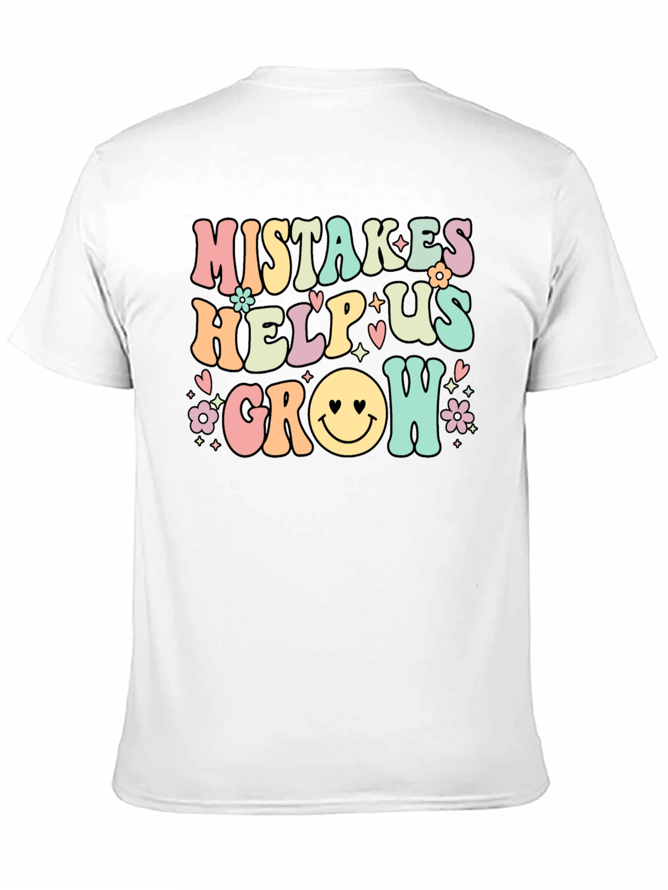 Black Mistakes Help Us Grow T-Shirt view 11