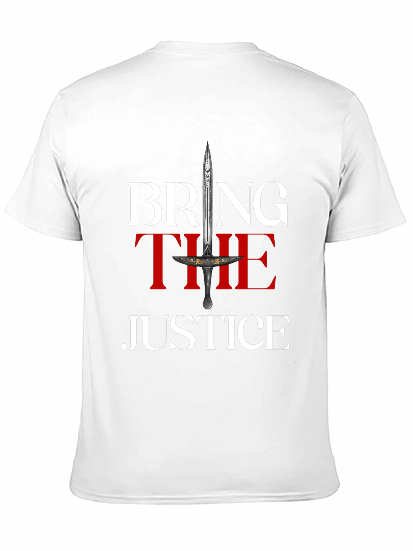 Black Bring The Justice Graphic T-Shirt view 11