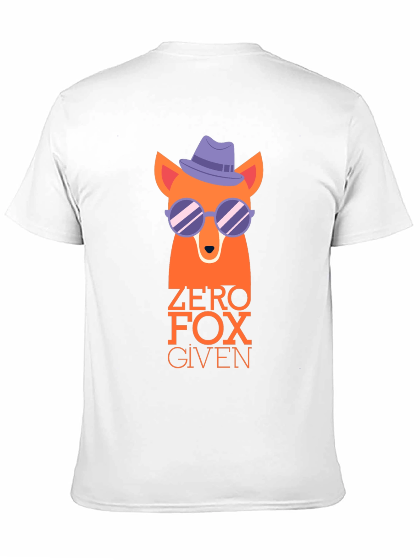 Black Zero Fox Given Graphic Tee - Cool & Funny view 11