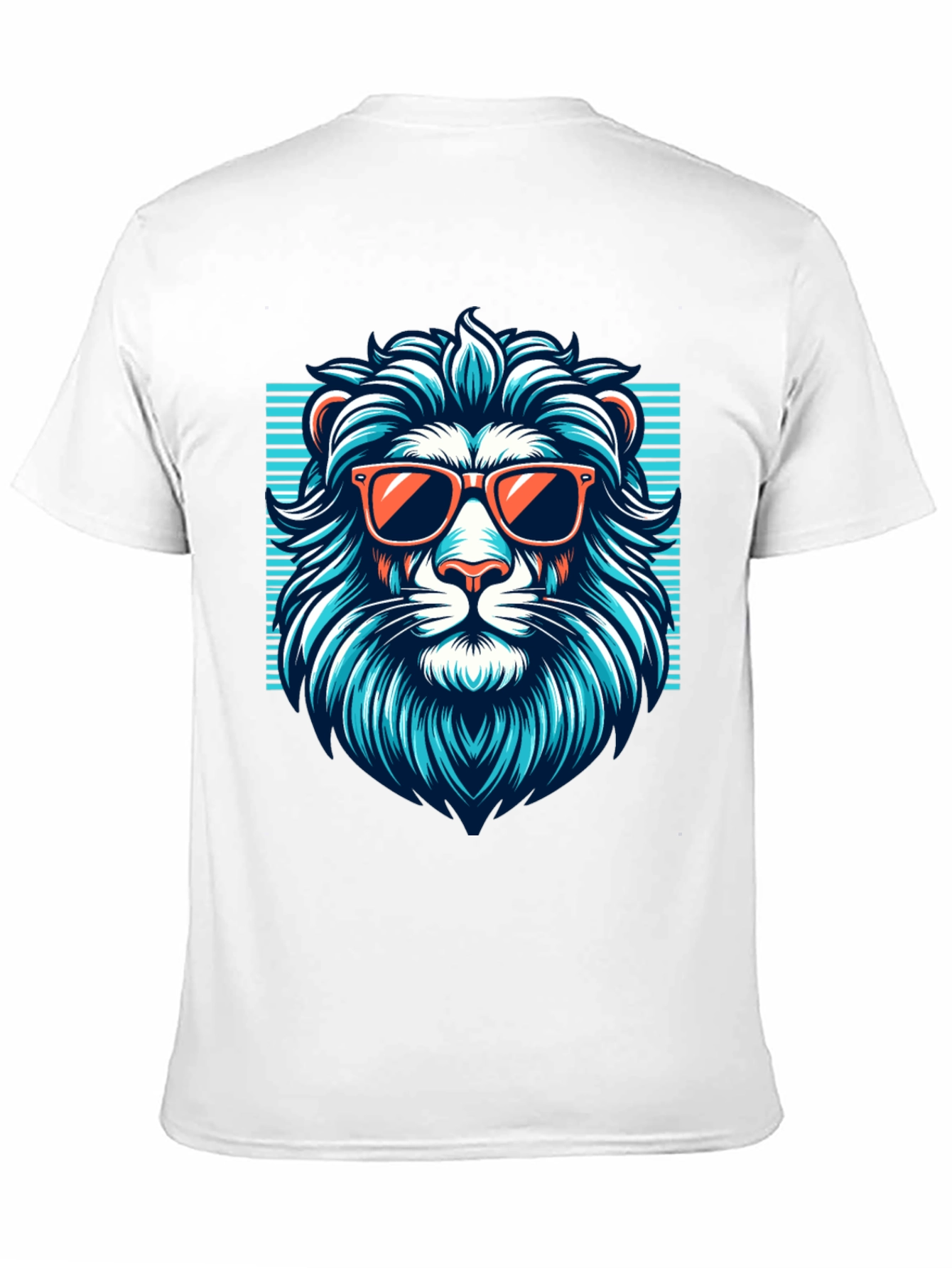 Black Cool Lion Graphic Tee - Black T-Shirt view 11