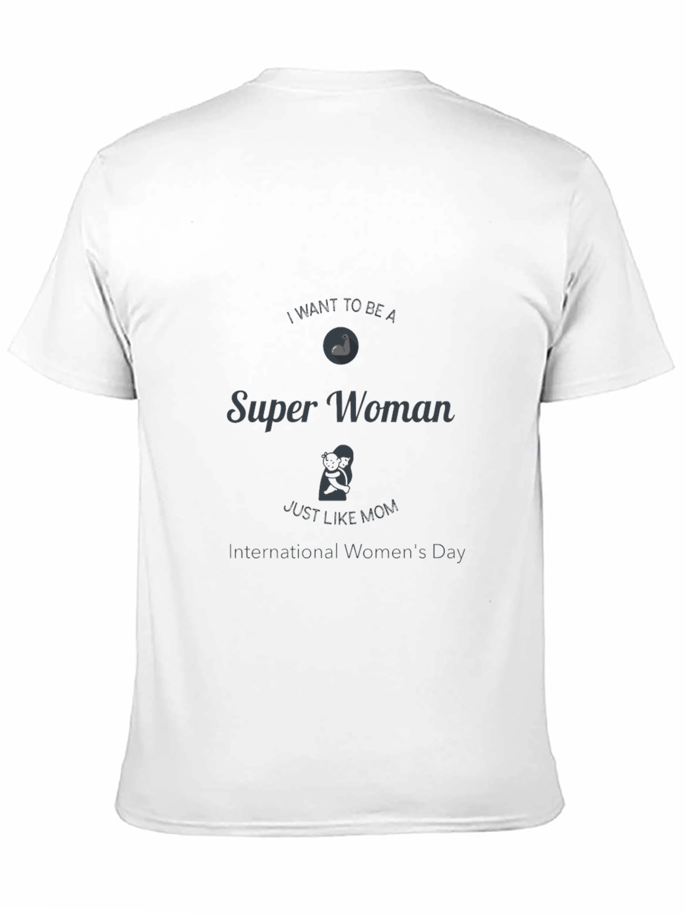 Black Super Woman International Women's Day T-Shirt view 11