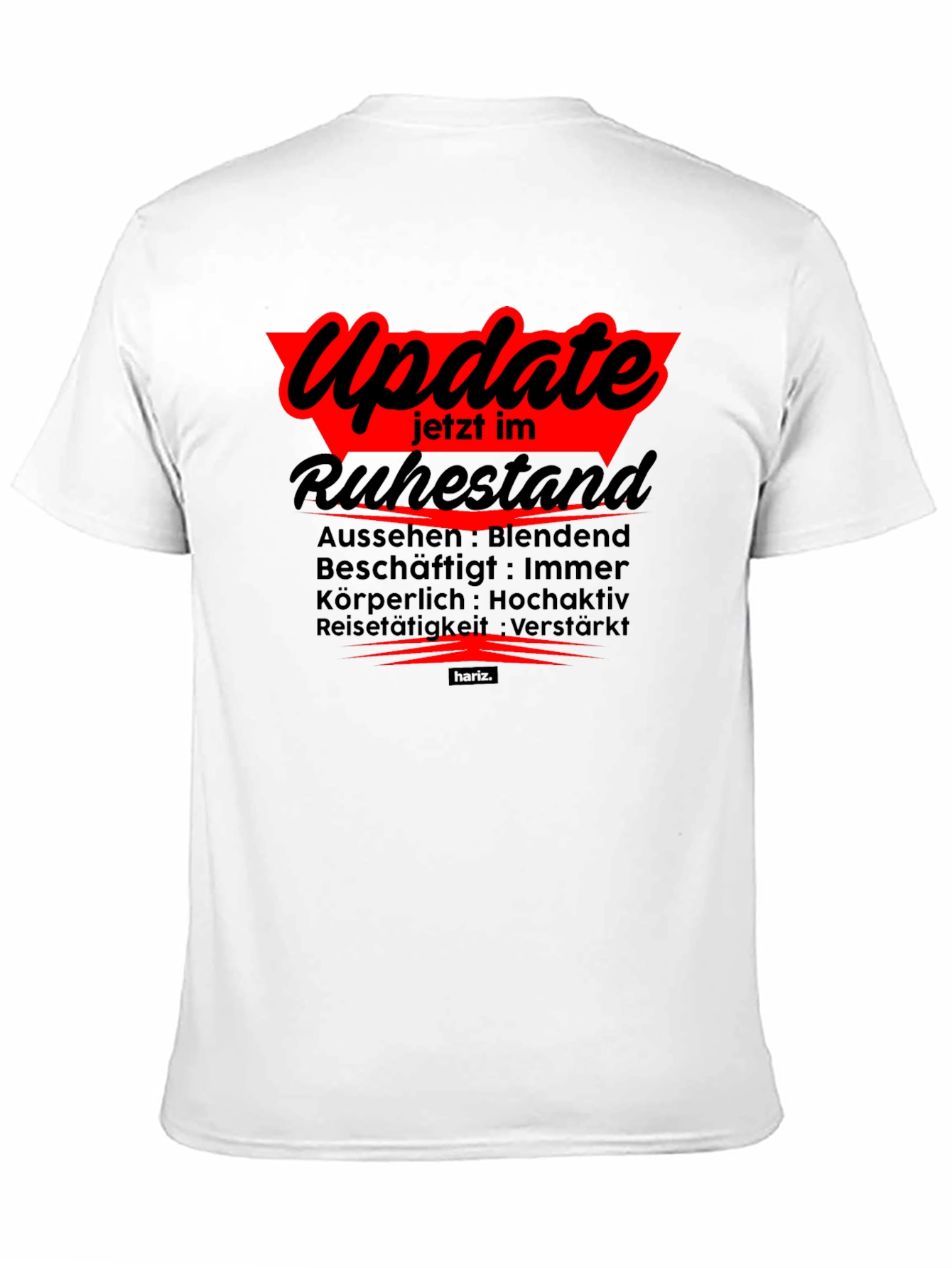 Black Retired Update T-Shirt: Blendend Hochaktiv Verstärkt view 11