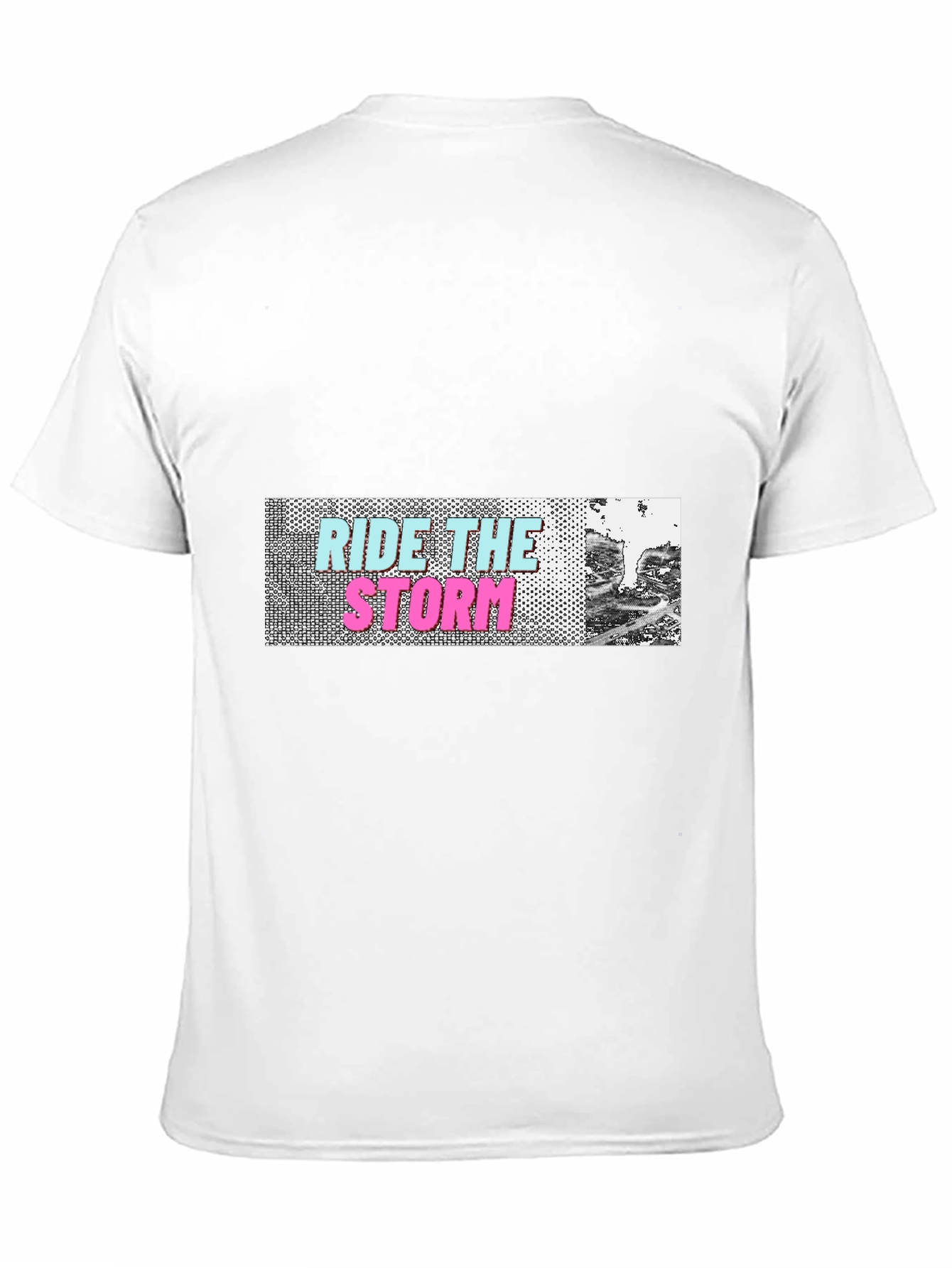 Black Ride the Storm Graphic T-Shirt view 11