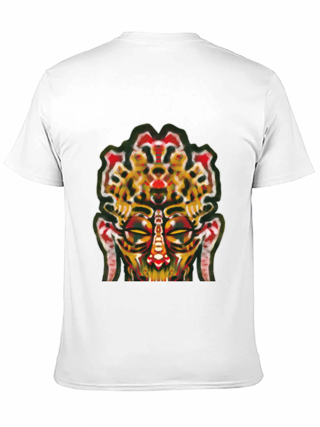 Black Abstract Face Graphic Tee - Unique Streetwear view 11