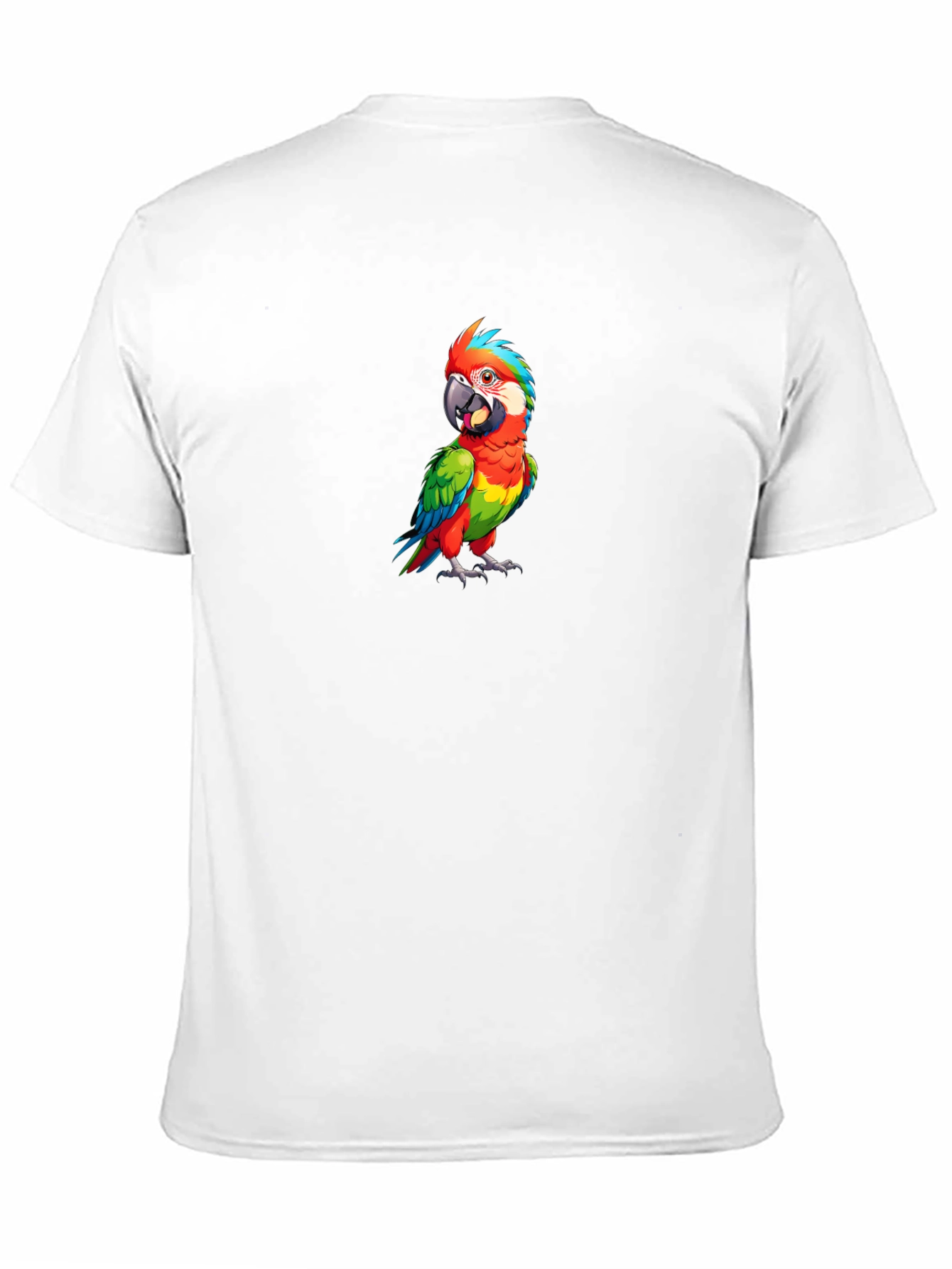 Black Parrot Graphic Tee - Men's Black T-Shirt view 11