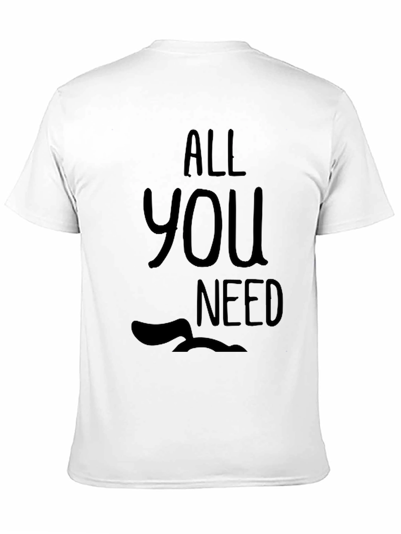 Black All You Need is Bass T-Shirt - Unisex view 11