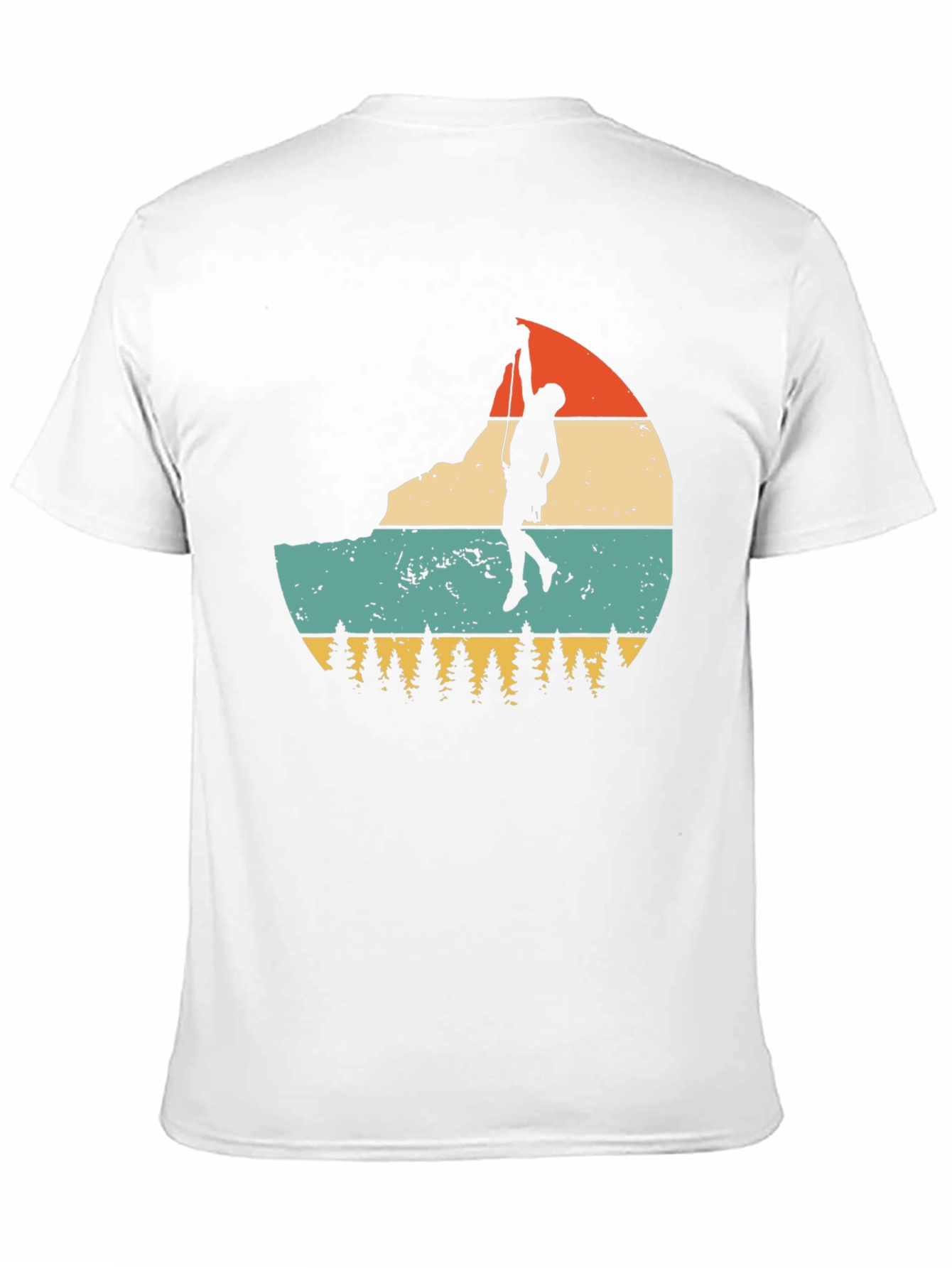 Black Vintage Rock Climber T-Shirt view 11