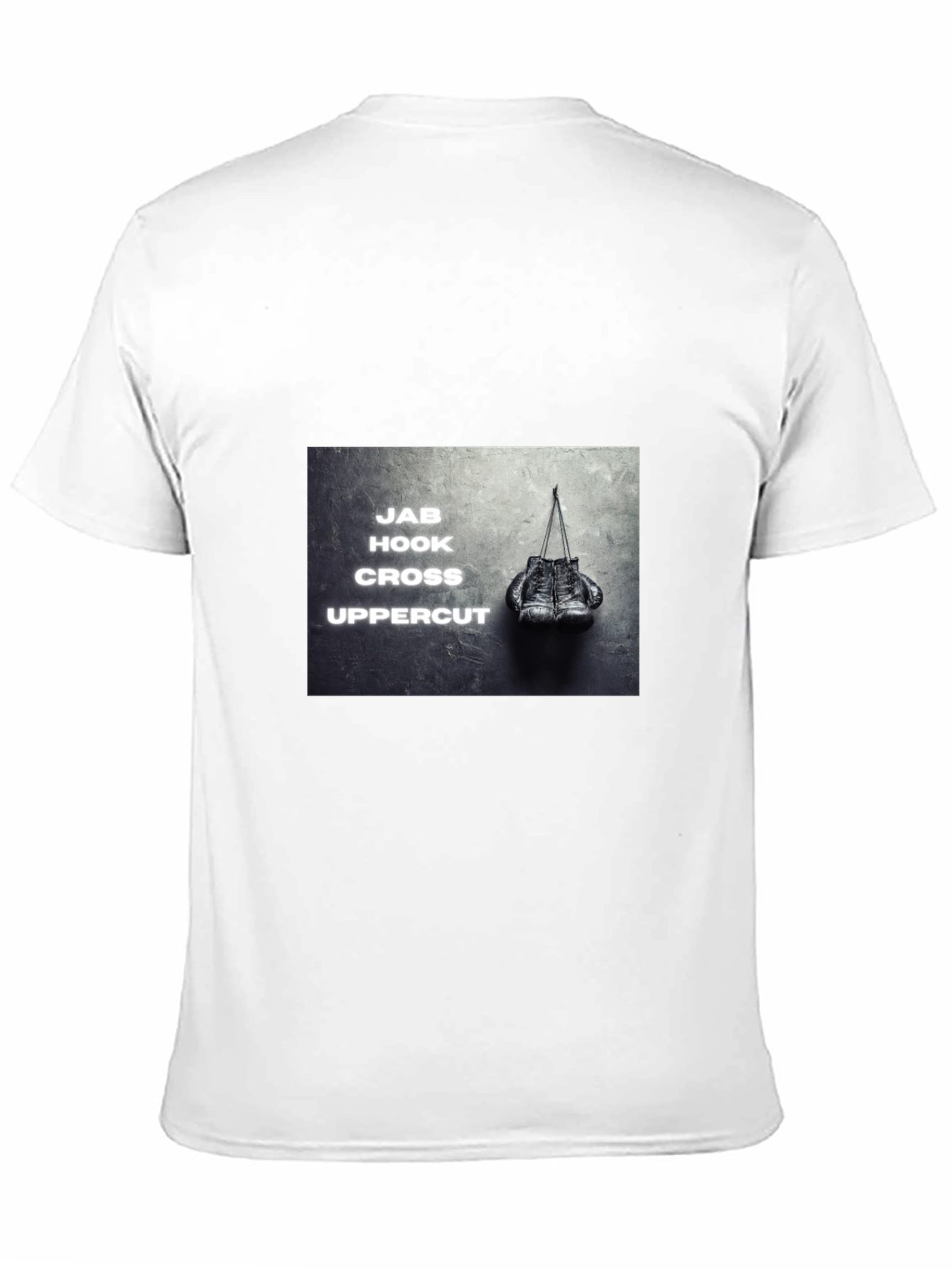 Black Boxing Moves Graphic Black T-Shirt view 11