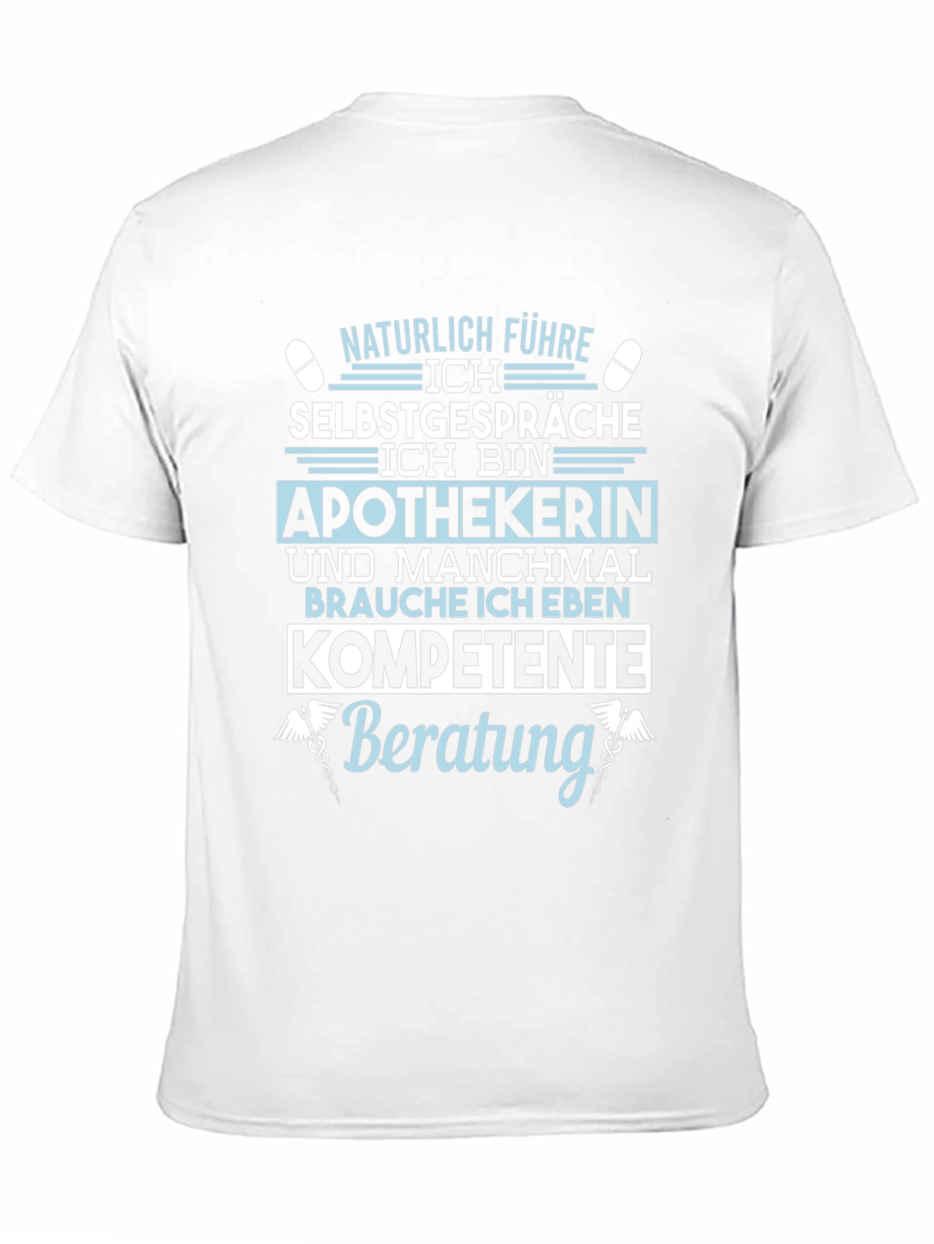 Black Apothekerin T-Shirt - Pharmacist Design view 11