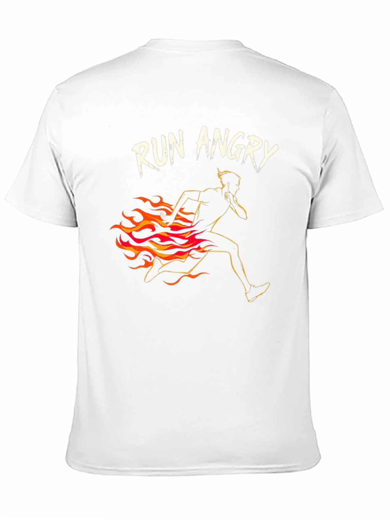 Black Run Angry Graphic Tee view 11